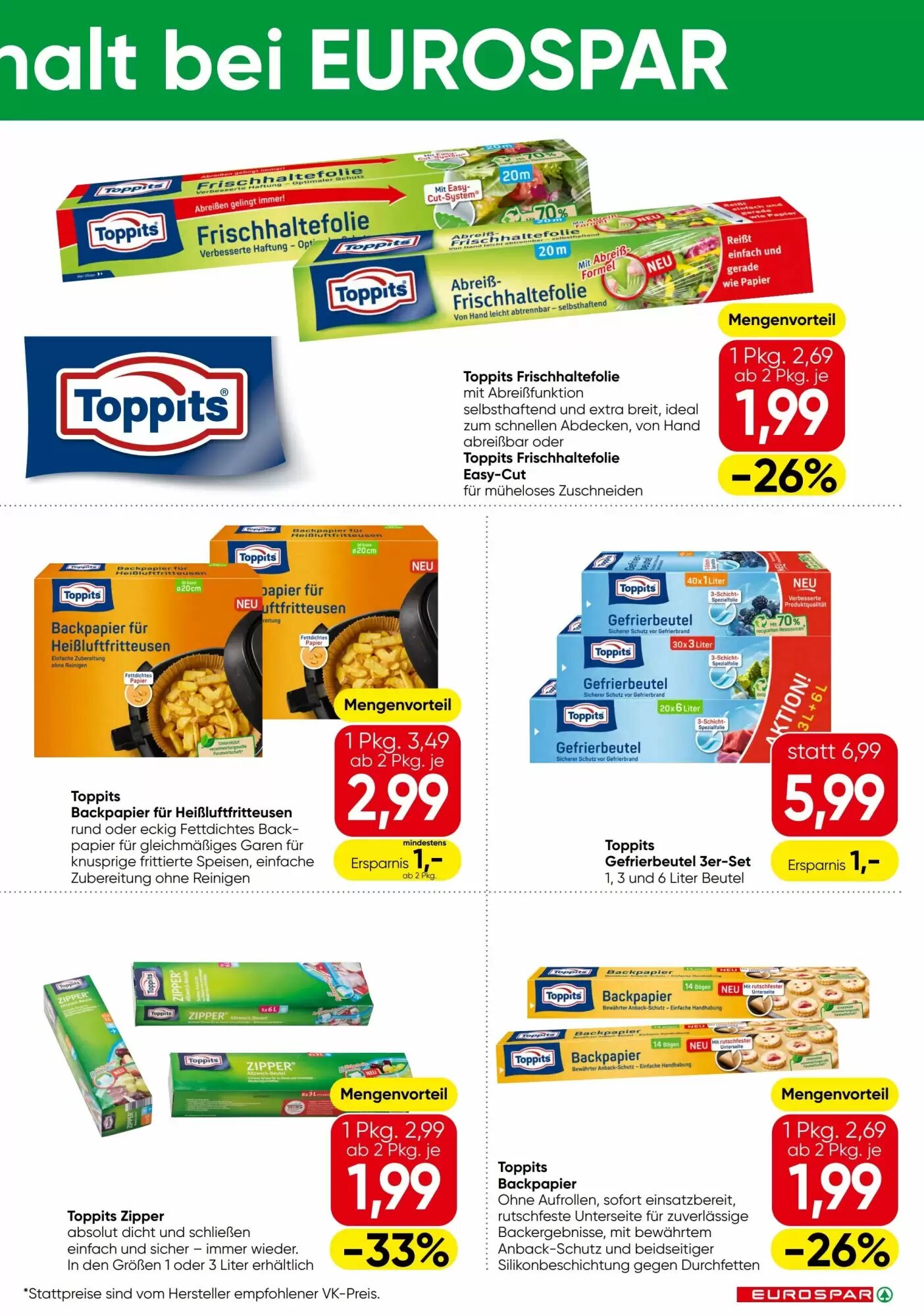 Eurospar Flugblatt (ab 10.09.2026) - Angebote und Prospekt - Seite 19