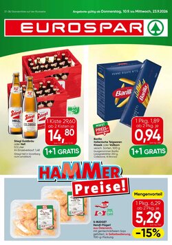 Eurospar Flugblatt (ab 10.09.2026) - Angebote und Prospekt
