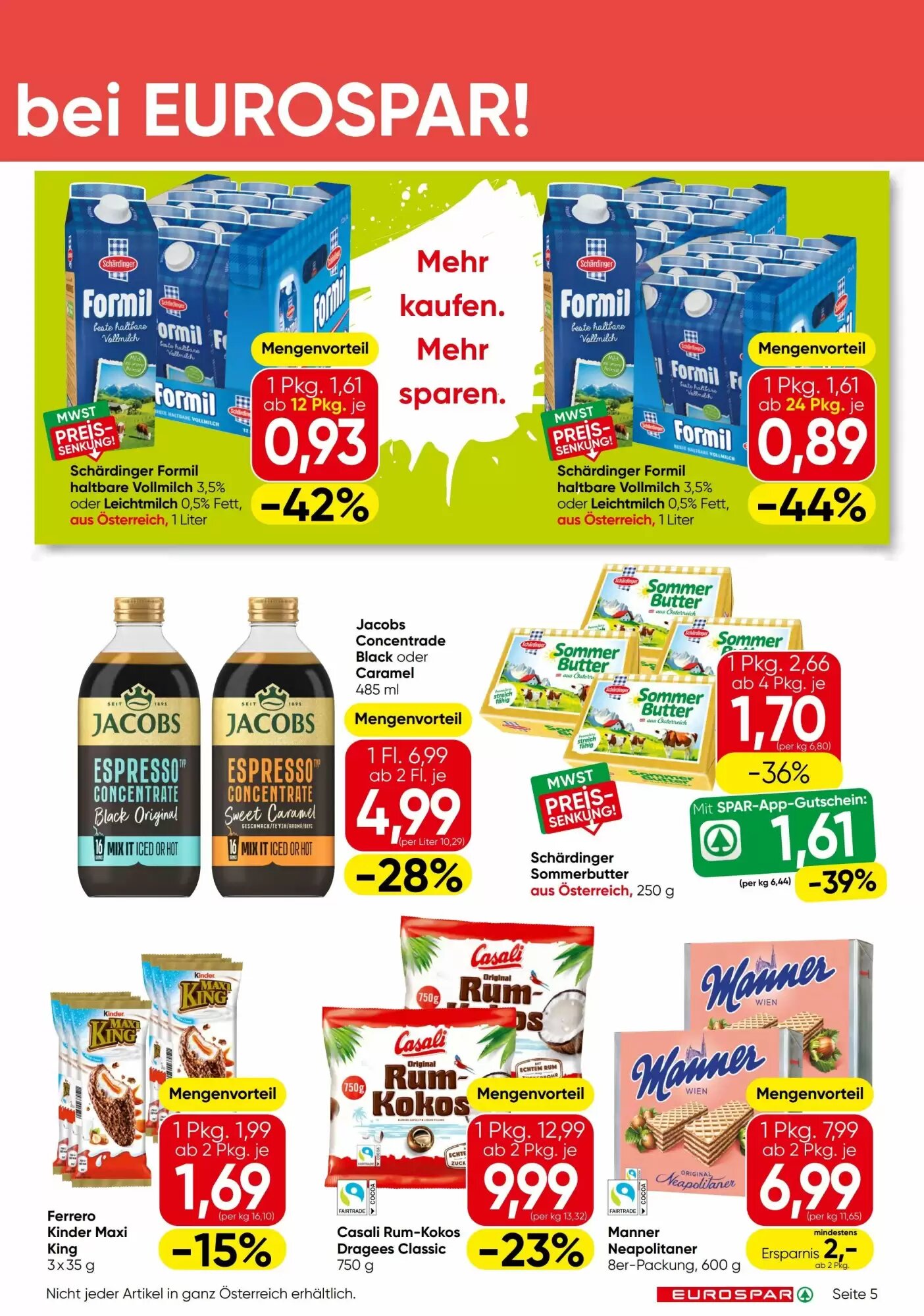 Eurospar Flugblatt (ab 10.09.2026) - Angebote und Prospekt - Seite 5