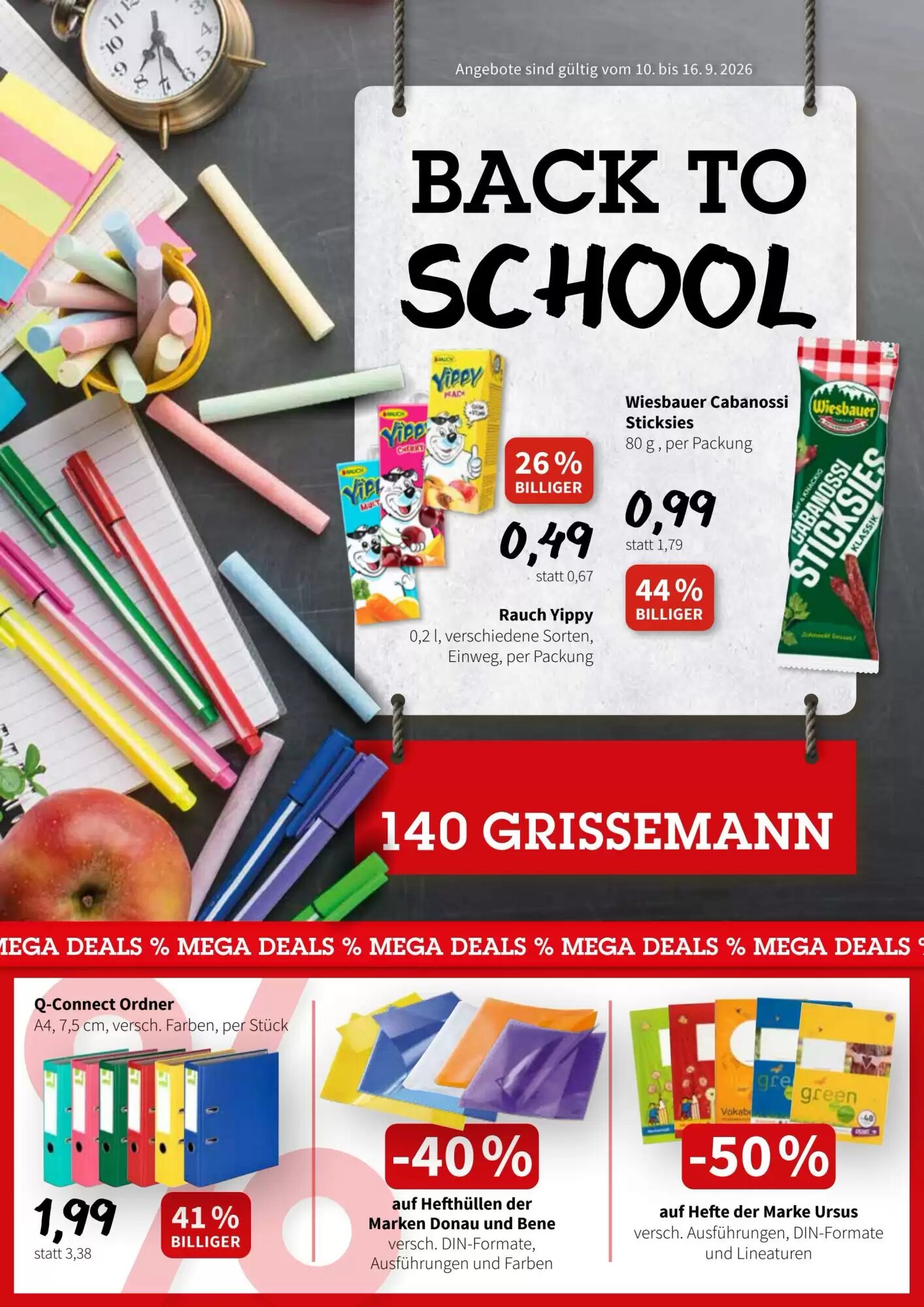 Eurogast Grissemann Flugblatt (ab 10.09.2026) - Angebote und Prospekt - Seite 1
