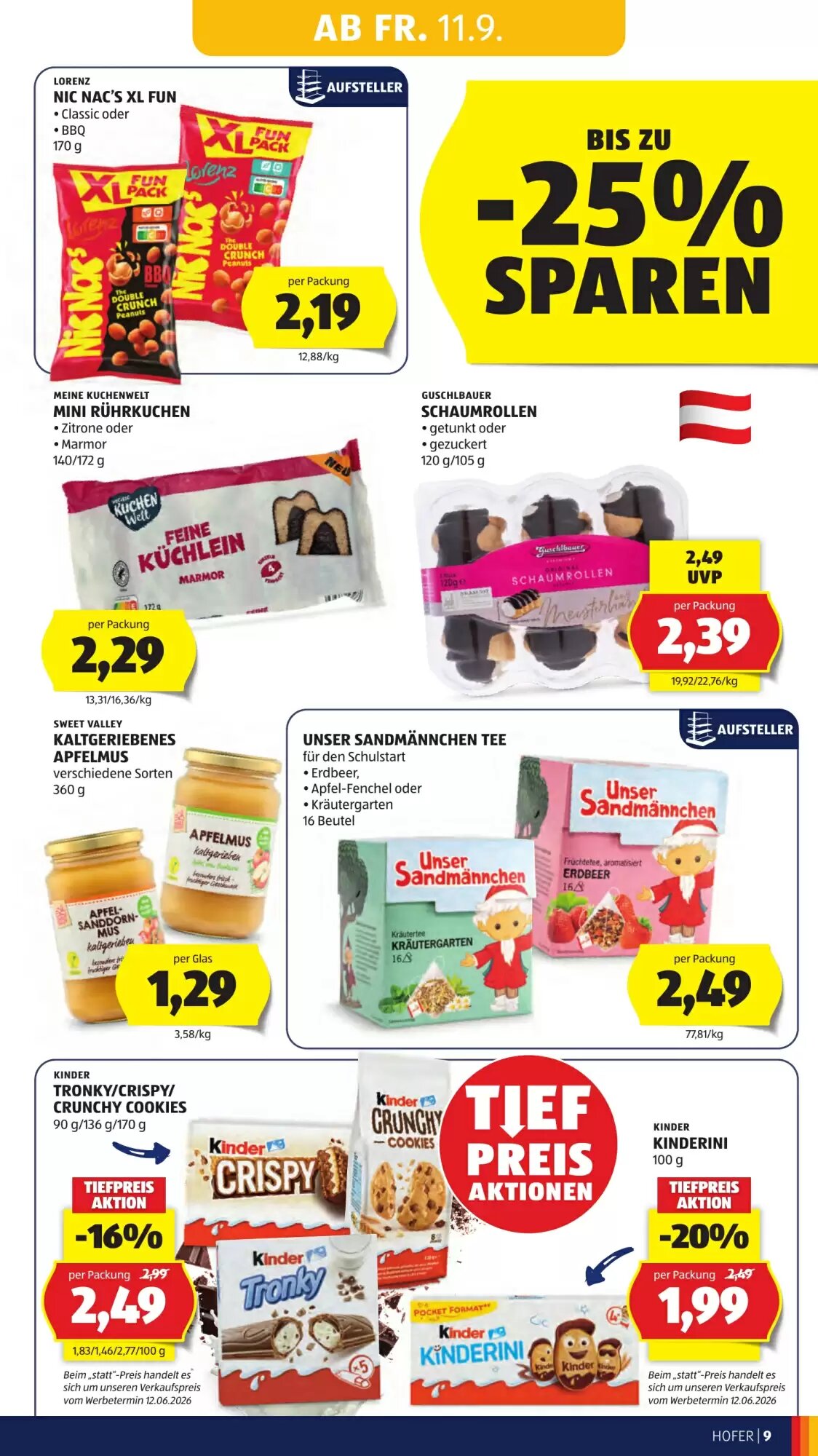 Hofer Flugblatt (ab 11.09.2026) - Angebote und Prospekt - Seite 17