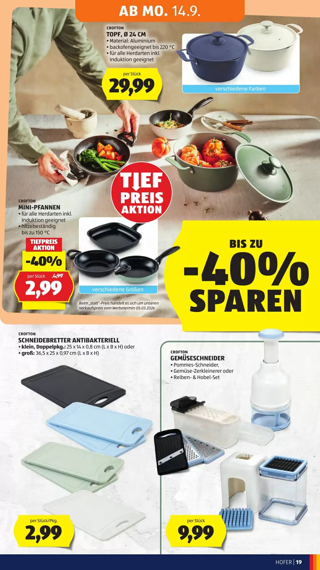 Hofer Flugblatt (ab 11.09.2026) - Angebote und Prospekt - Seite 29