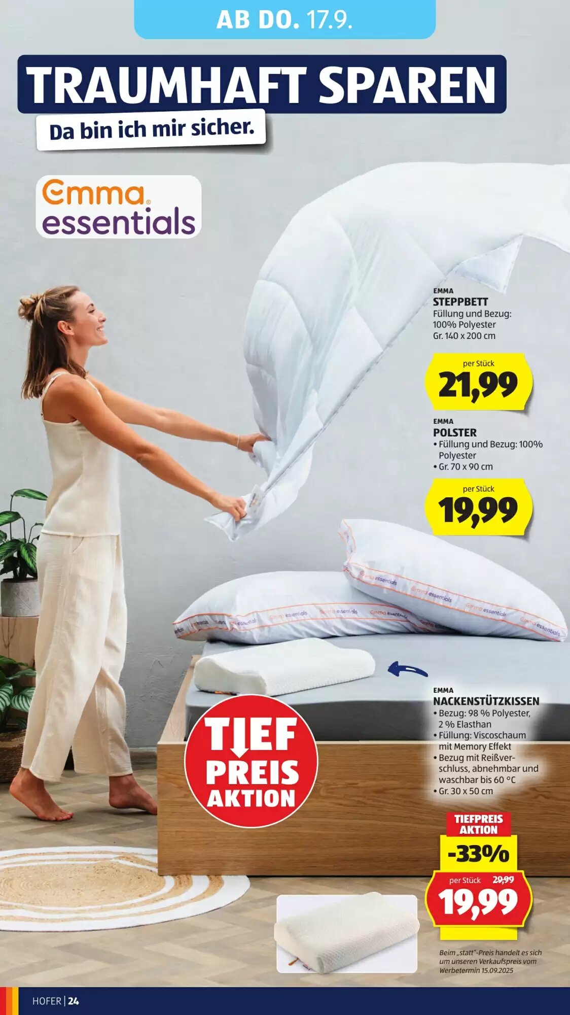 Hofer Flugblatt (ab 11.09.2026) - Angebote und Prospekt - Seite 34