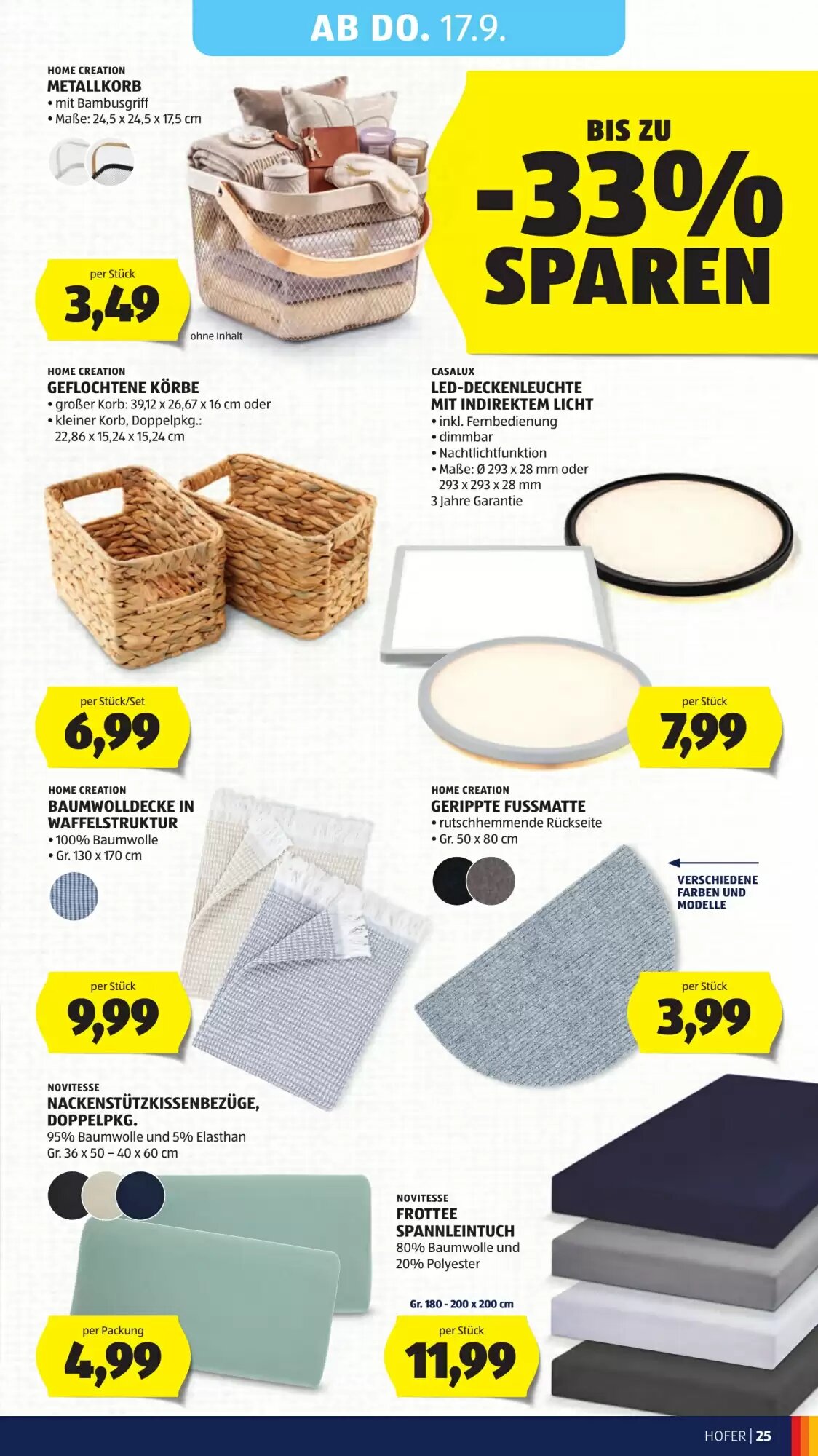 Hofer Flugblatt (ab 11.09.2026) - Angebote und Prospekt - Seite 35