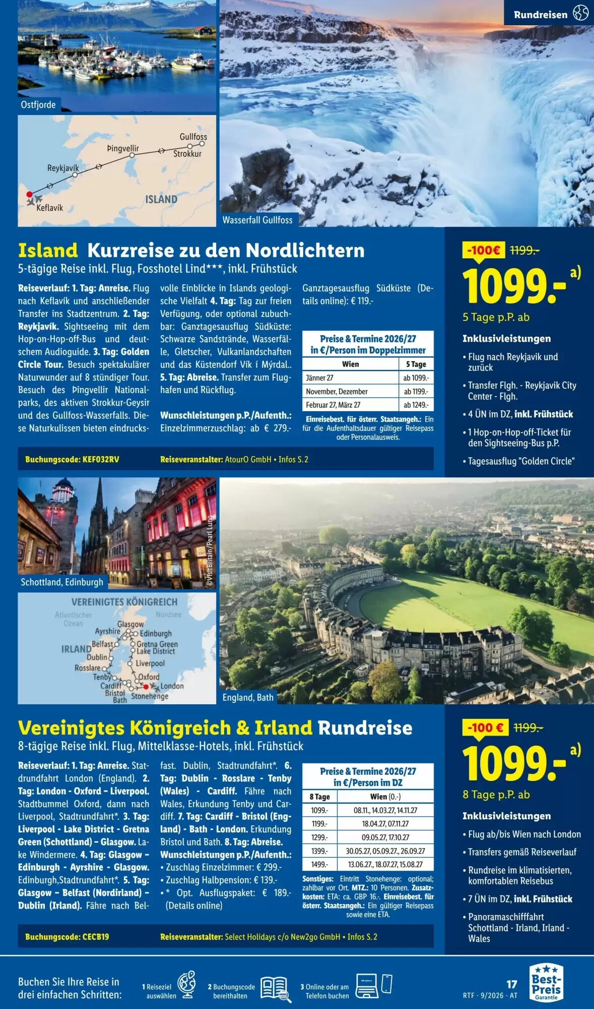Lidl Reisen Flugblatt (ab 12.09.2026) - Angebote und Prospekt - Seite 17