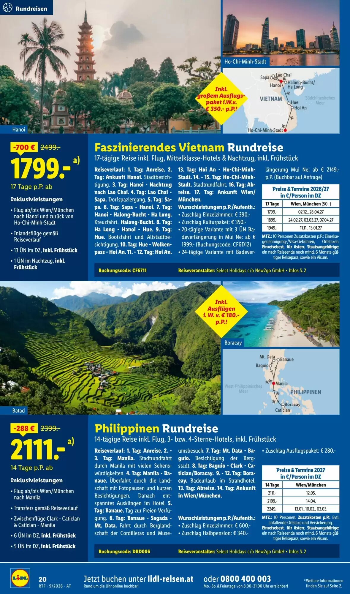 Lidl Reisen Flugblatt (ab 12.09.2026) - Angebote und Prospekt - Seite 20