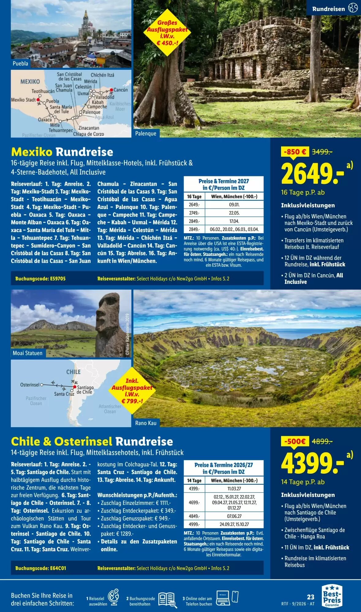 Lidl Reisen Flugblatt (ab 12.09.2026) - Angebote und Prospekt - Seite 23