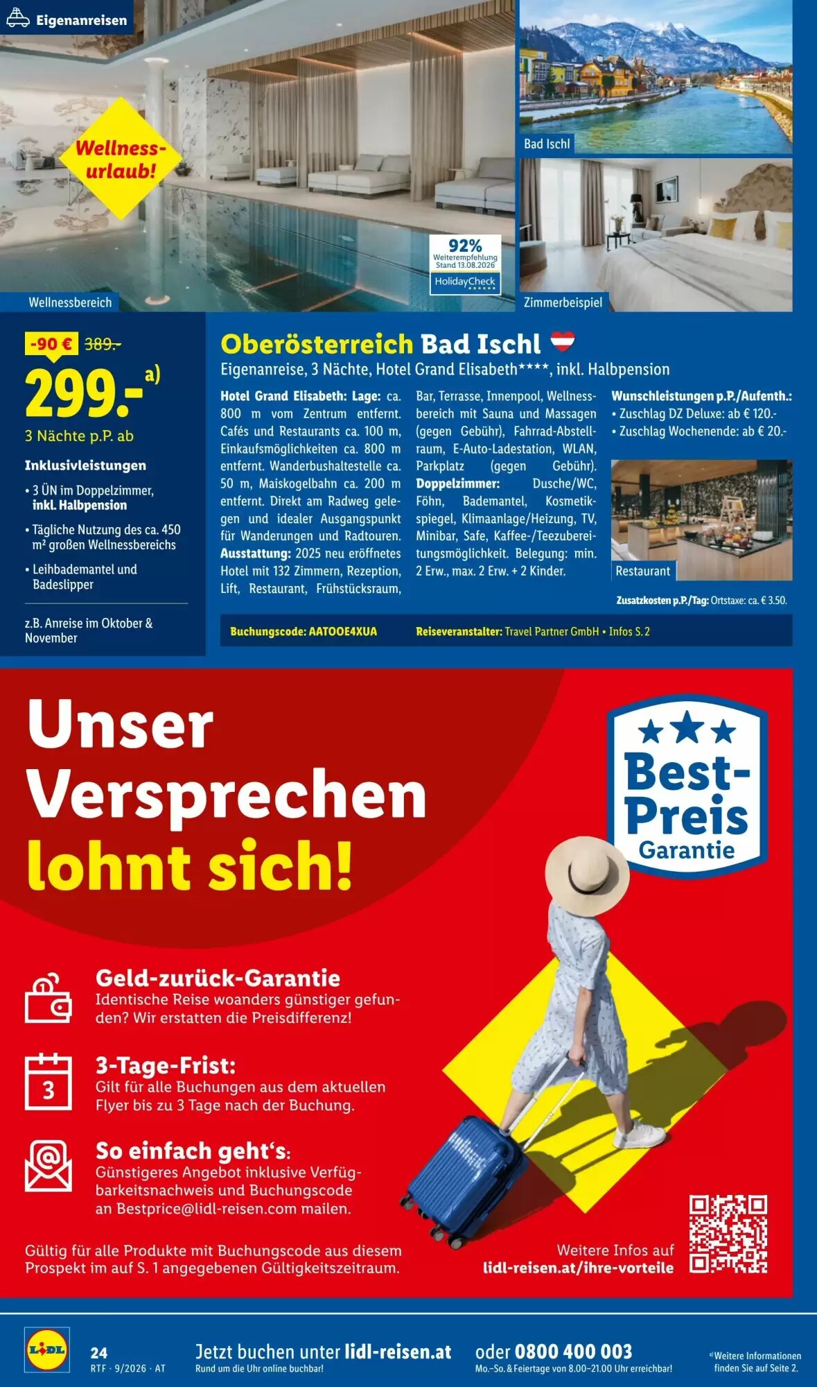 Lidl Reisen Flugblatt (ab 12.09.2026) - Angebote und Prospekt - Seite 24
