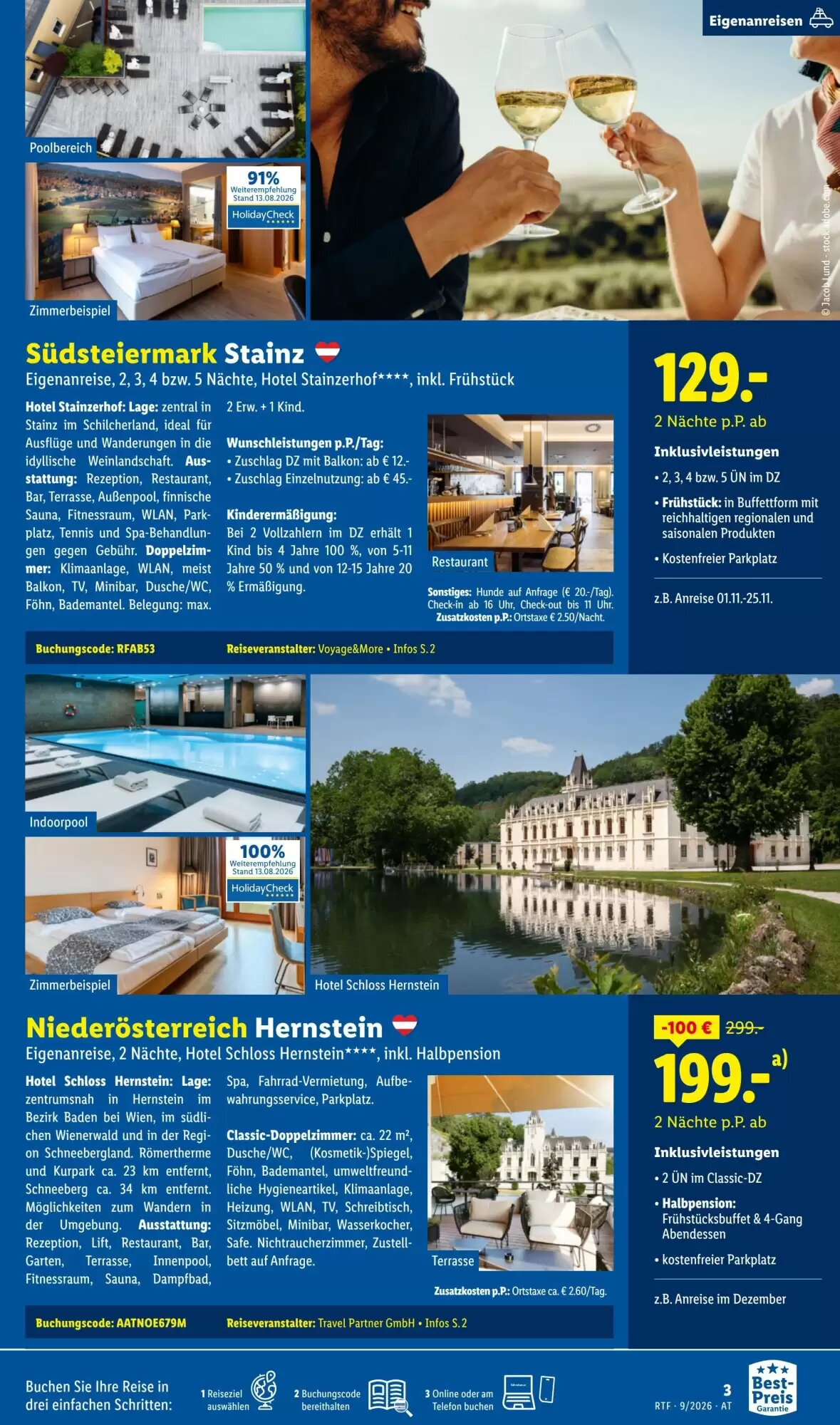 Lidl Reisen Flugblatt (ab 12.09.2026) - Angebote und Prospekt - Seite 3