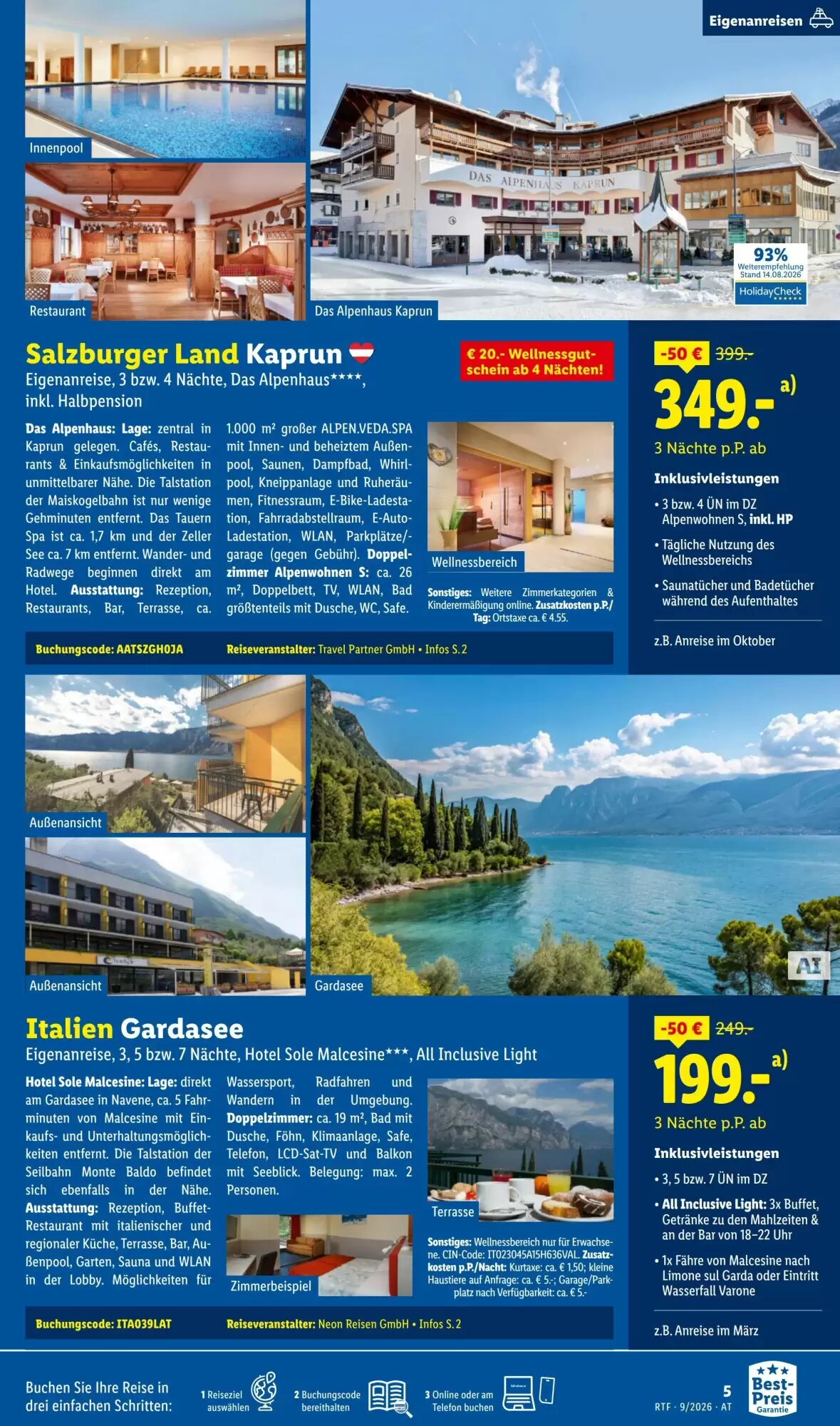 Lidl Reisen Flugblatt (ab 12.09.2026) - Angebote und Prospekt - Seite 5