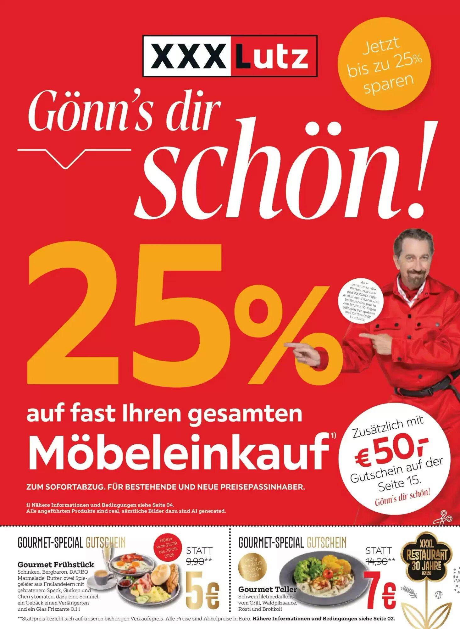 XXXLutz Flugblatt (ab 14.09.2026) - Angebote und Prospekt - Seite 1