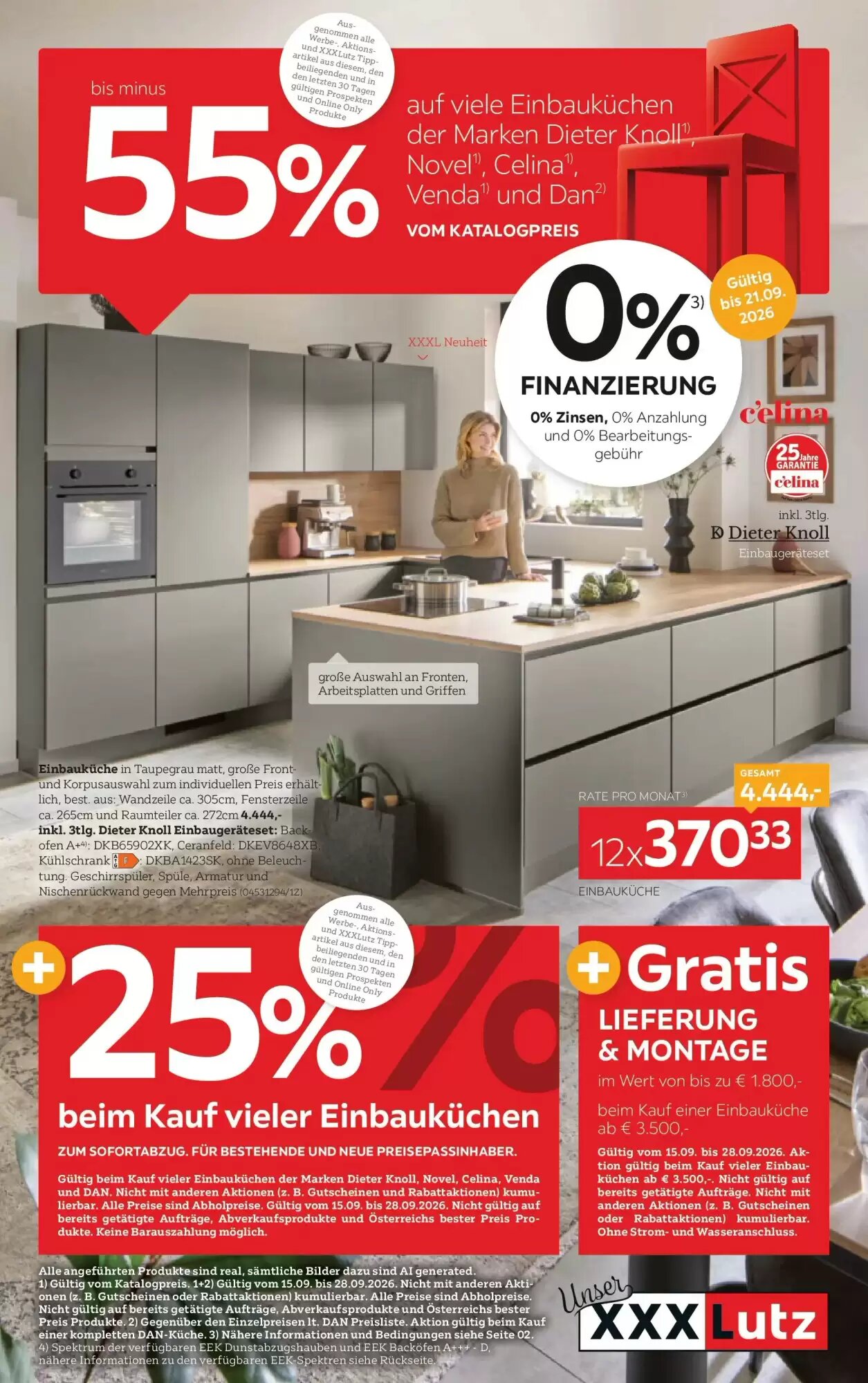 XXXLutz Flugblatt (ab 14.09.2026) - Angebote und Prospekt - Seite 1