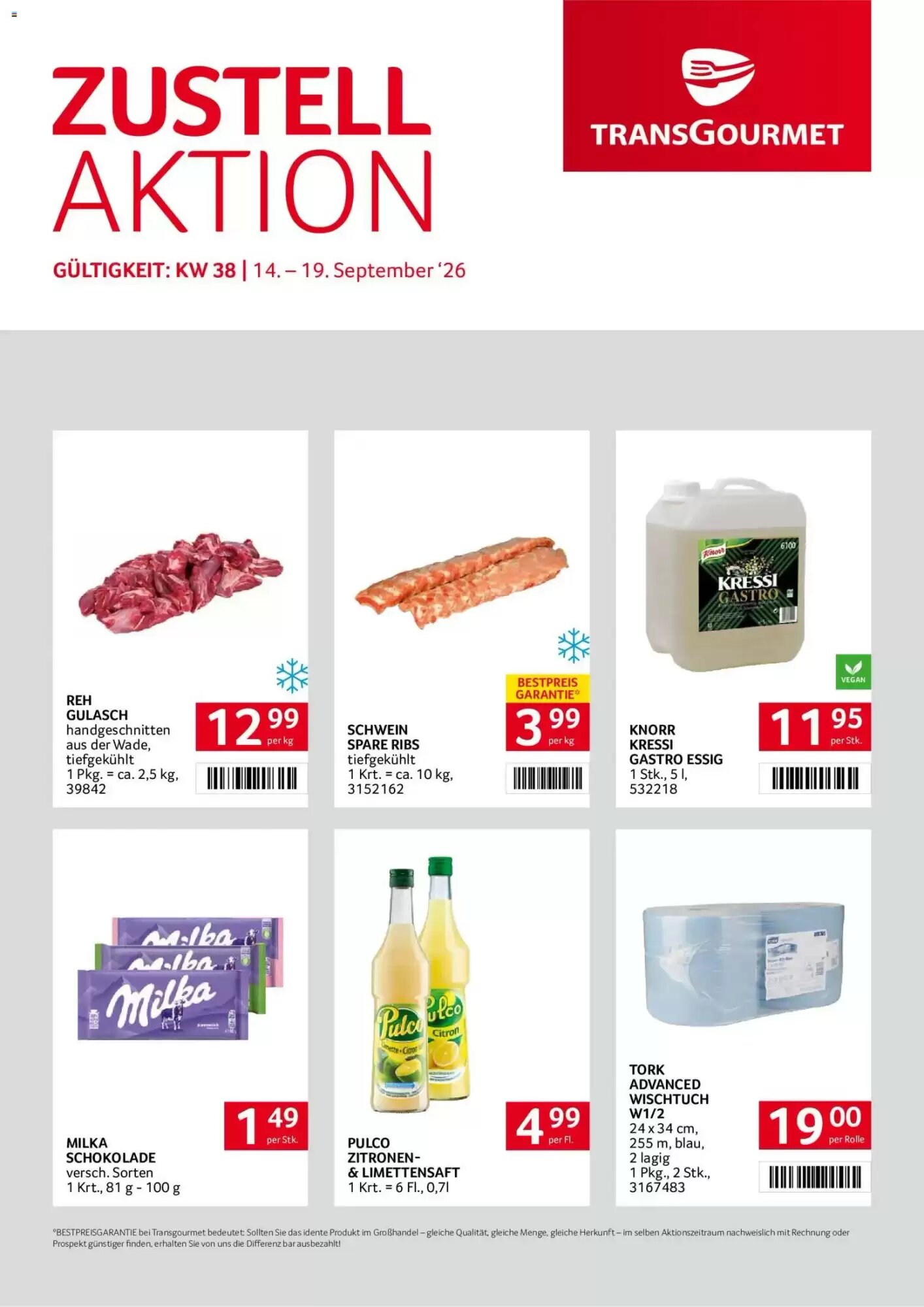 Transgourmet Flugblatt (ab 14.09.2026) - Angebote und Prospekt - Seite 1