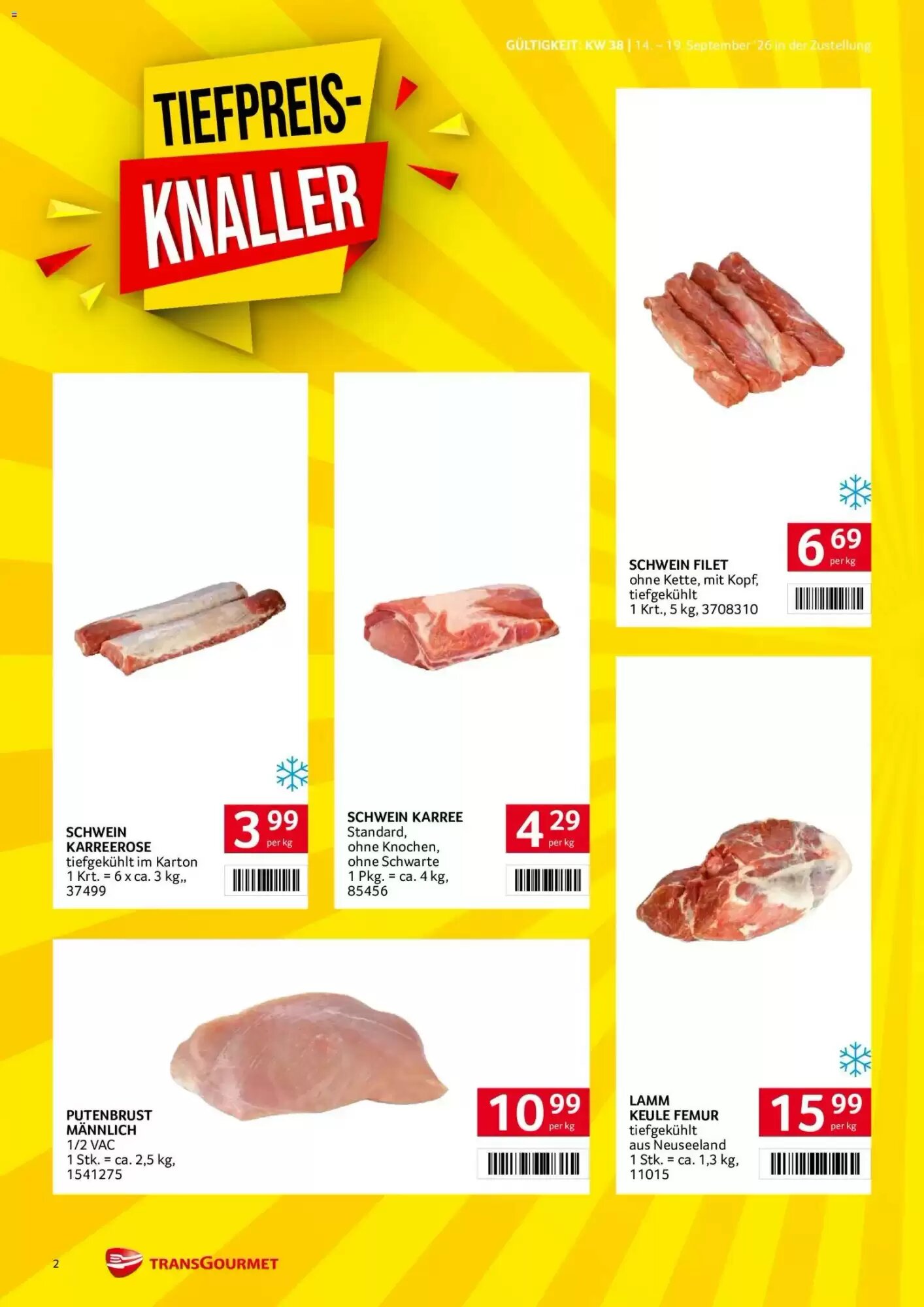 Transgourmet Flugblatt (ab 14.09.2026) - Angebote und Prospekt - Seite 2