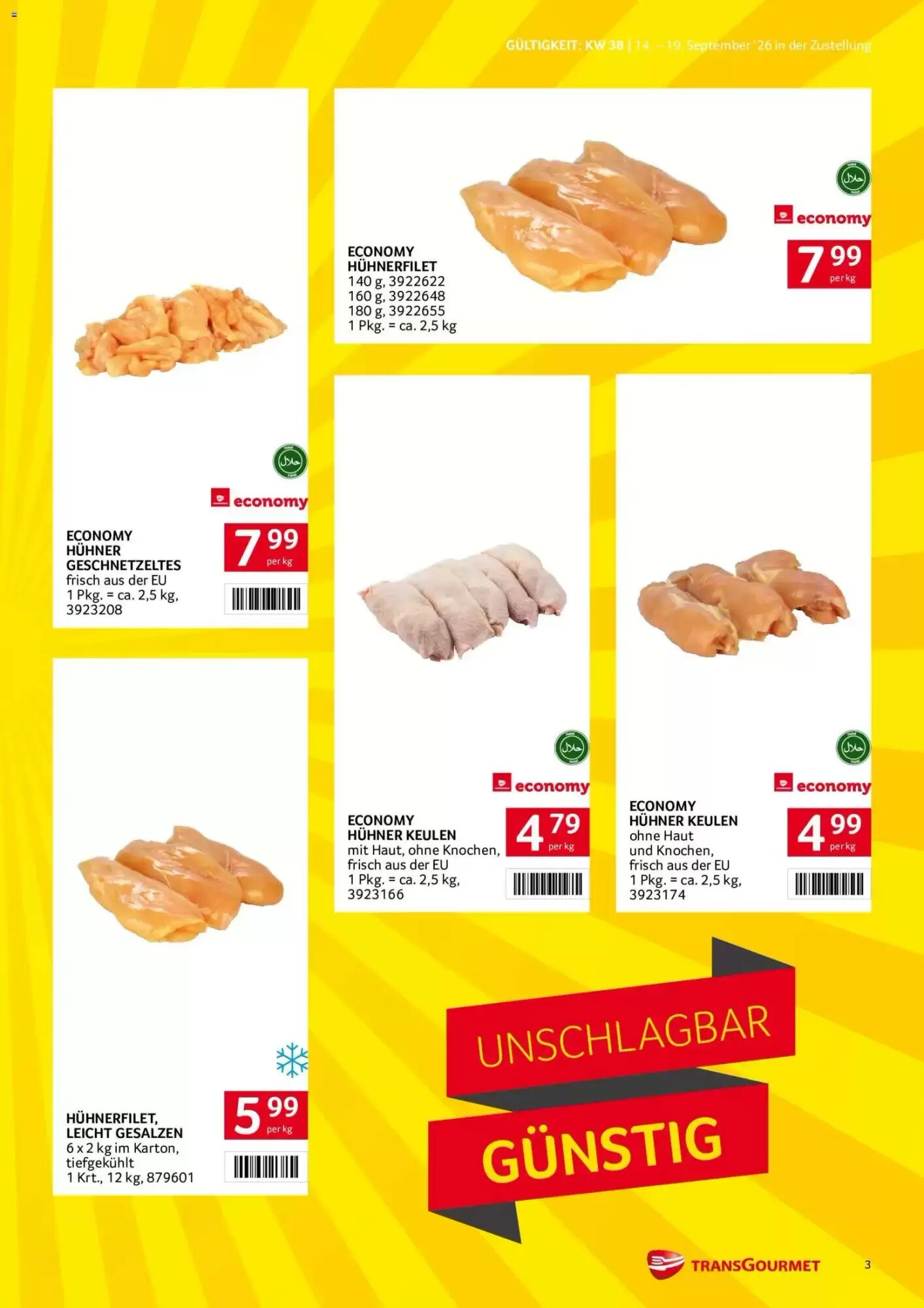 Transgourmet Flugblatt (ab 14.09.2026) - Angebote und Prospekt - Seite 3
