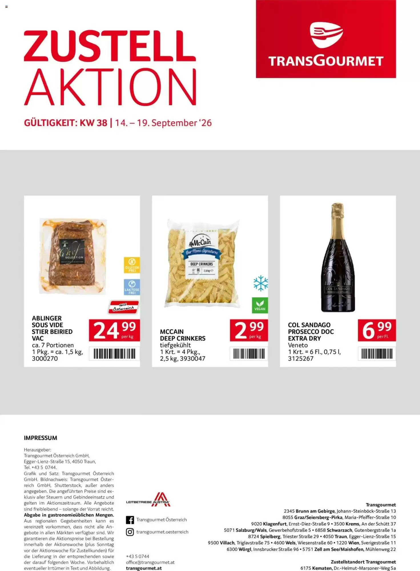Transgourmet Flugblatt (ab 14.09.2026) - Angebote und Prospekt - Seite 36