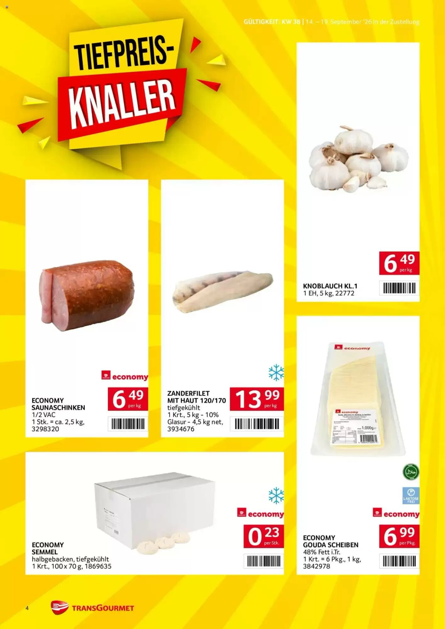 Transgourmet Flugblatt (ab 14.09.2026) - Angebote und Prospekt - Seite 4