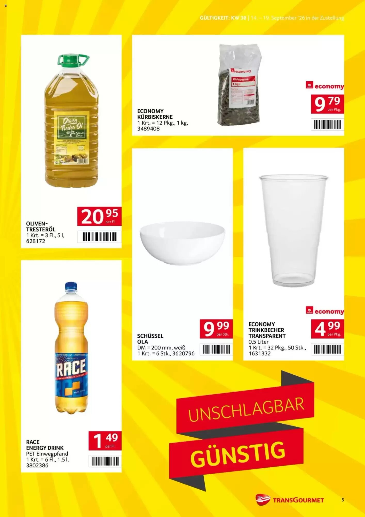 Transgourmet Flugblatt (ab 14.09.2026) - Angebote und Prospekt - Seite 5
