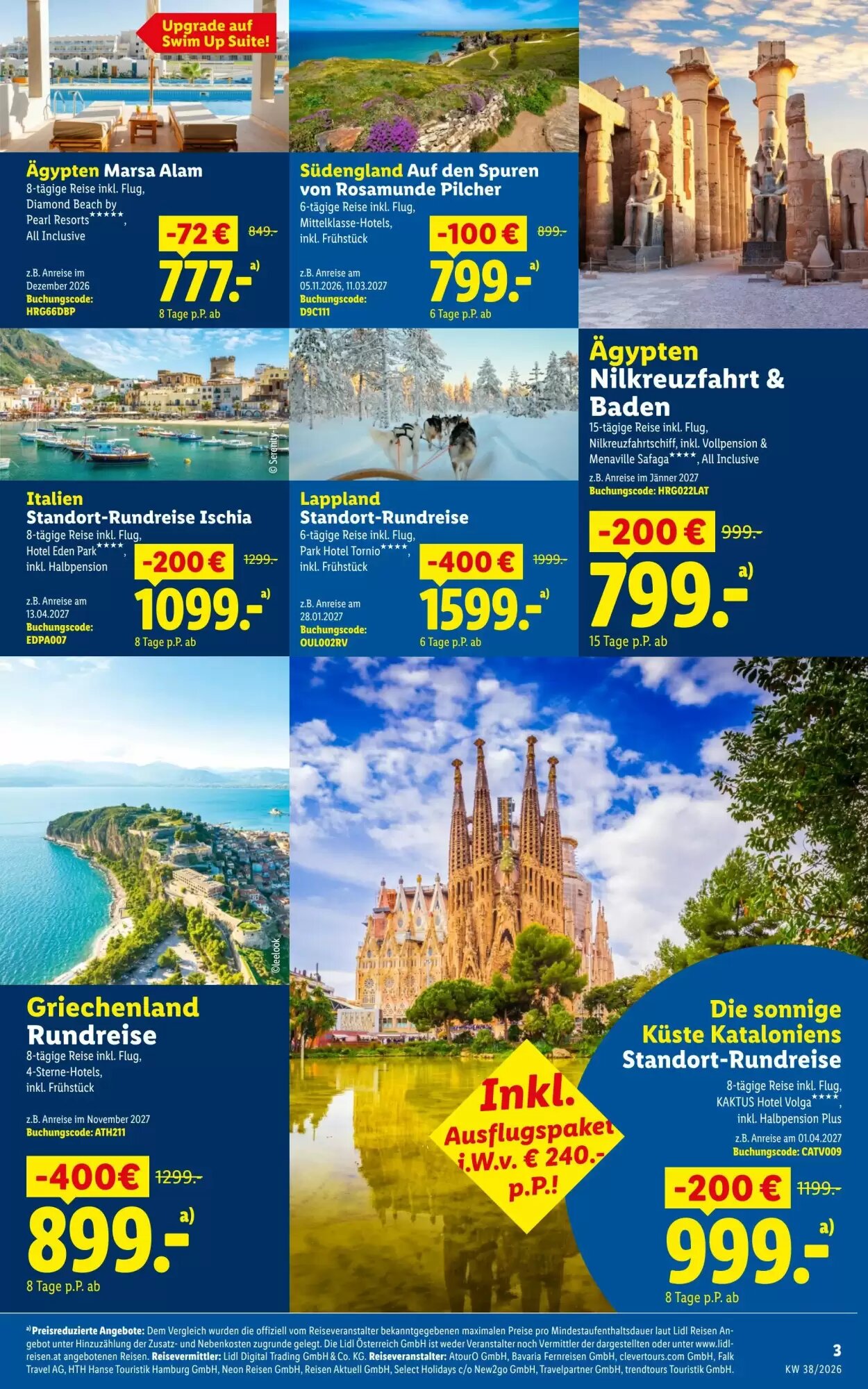 Lidl Reisen Flugblatt (ab 14.09.2026) - Angebote und Prospekt - Seite 3