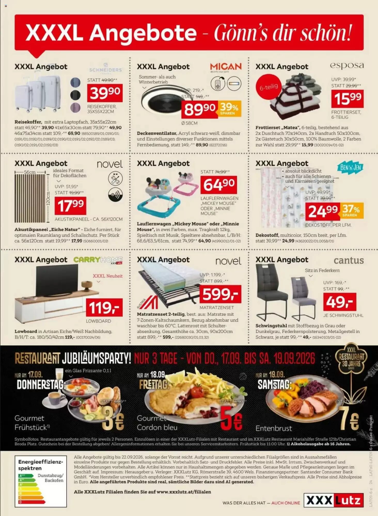 XXXLutz Flugblatt (ab 15.09.2026) - Angebote und Prospekt - Seite 24