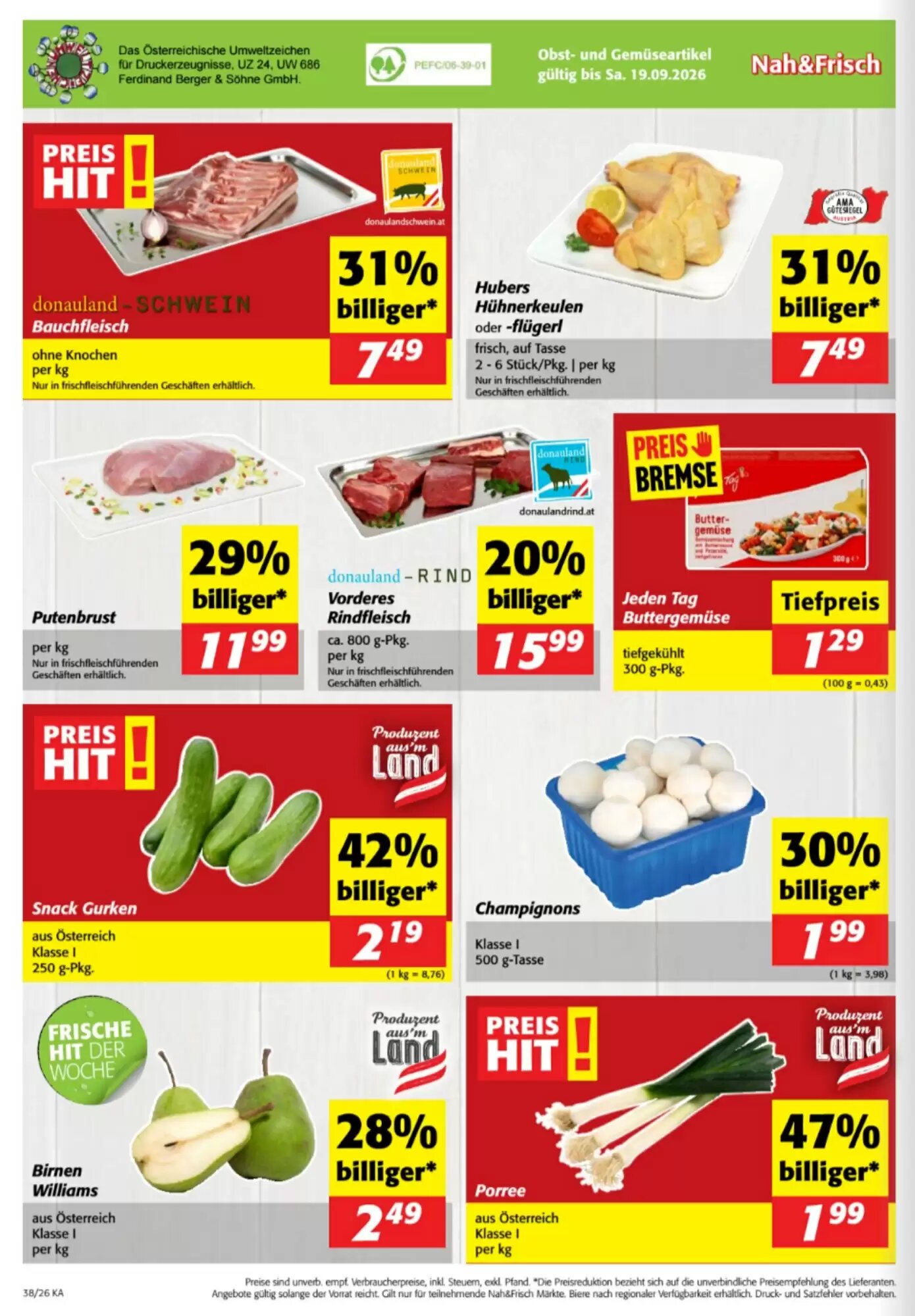 Nah&Frisch Flugblatt (ab 16.09.2026) - Angebote und Prospekt - Seite 8