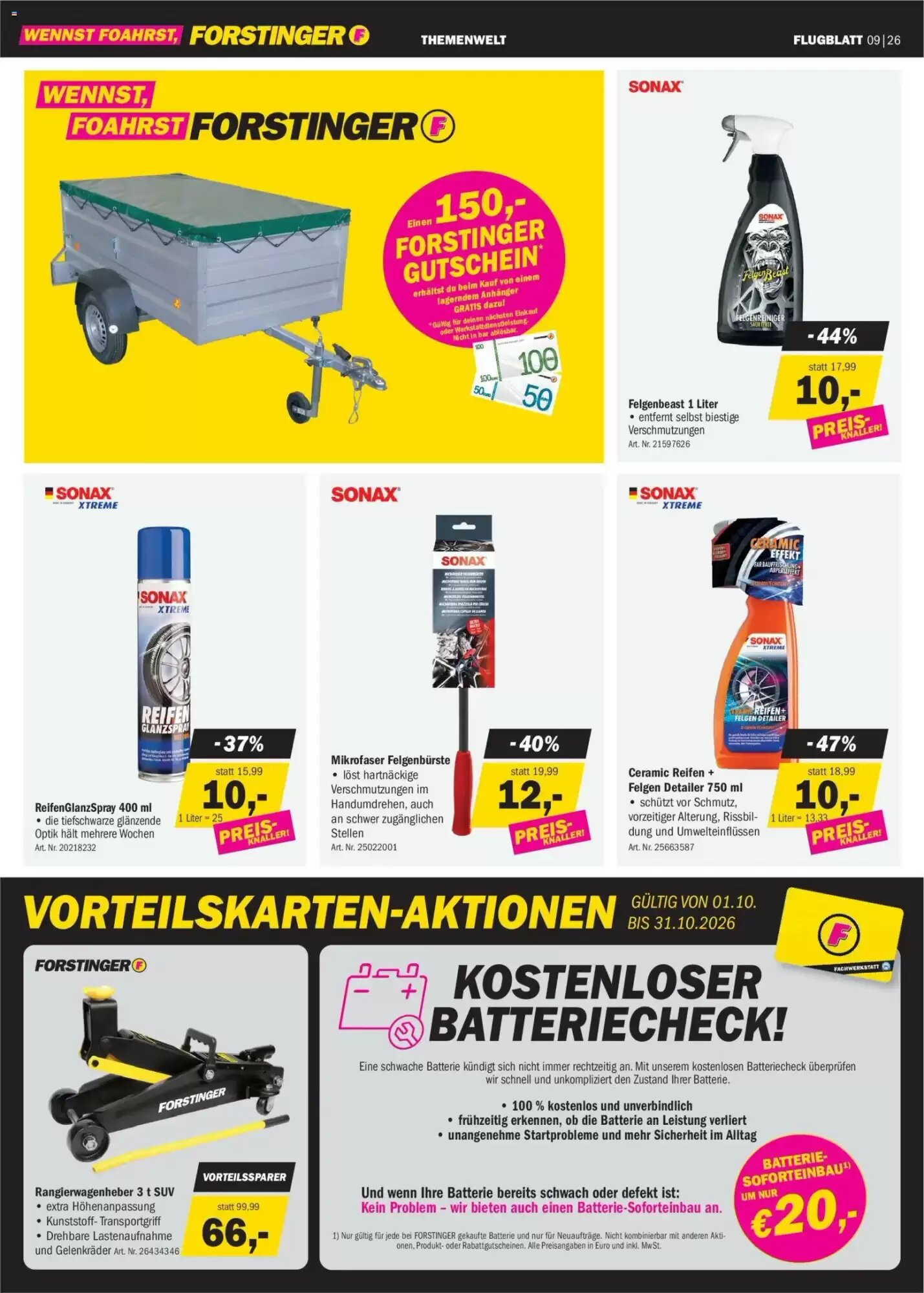 Forstinger Flugblatt (ab 16.09.2026) - Angebote und Prospekt - Seite 2