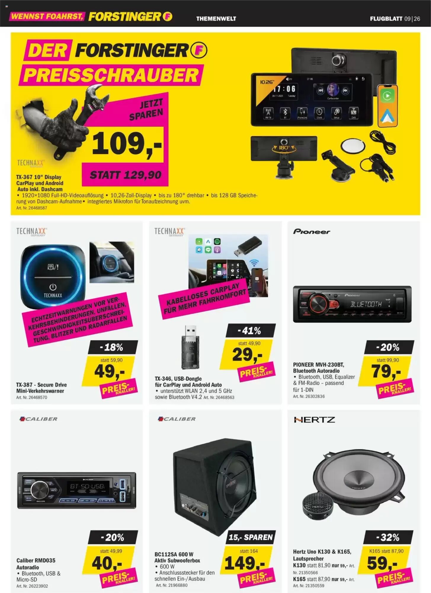 Forstinger Flugblatt (ab 16.09.2026) - Angebote und Prospekt - Seite 8