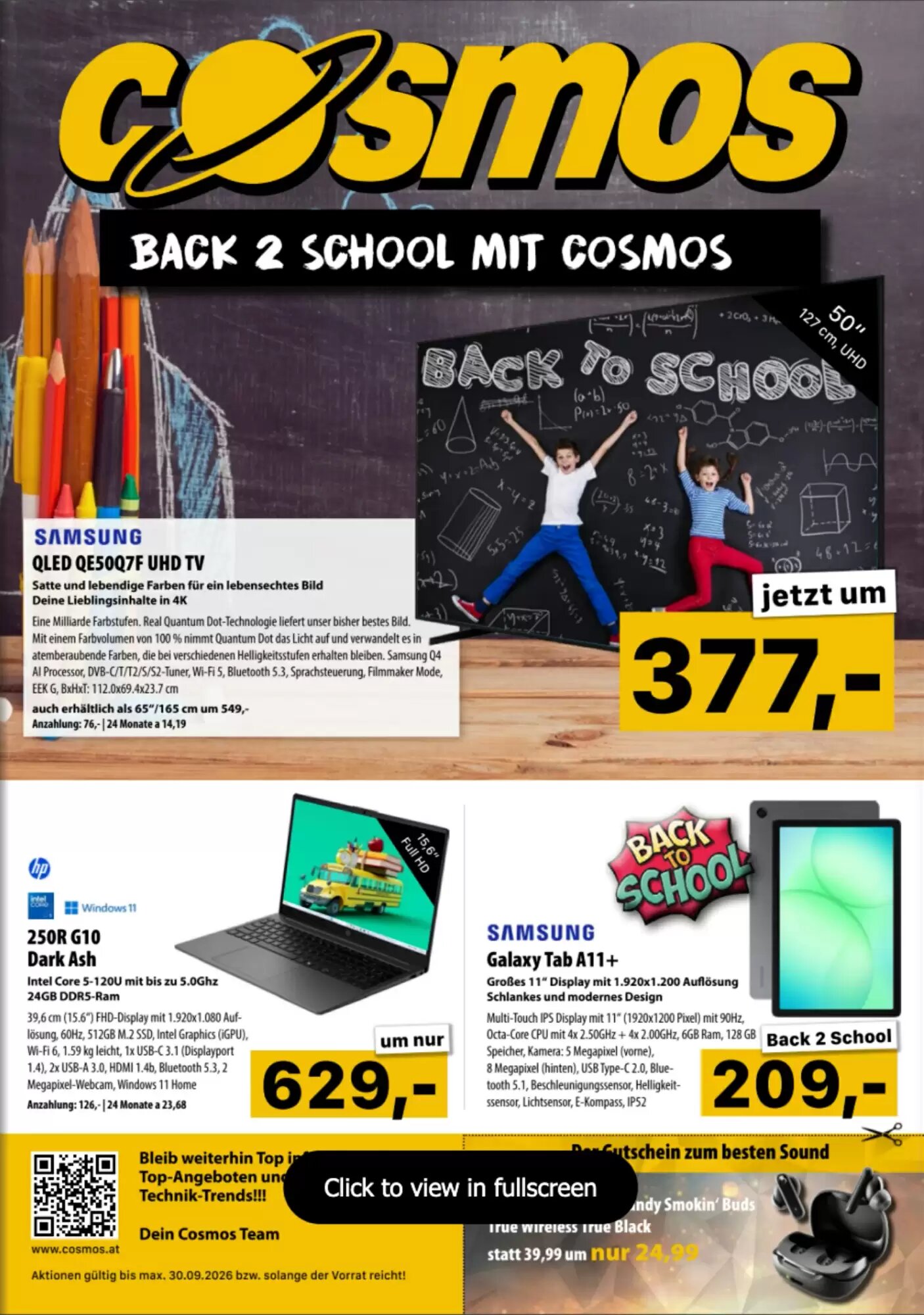 Cosmos Flugblatt (ab 16.09.2026) - Angebote und Prospekt - Seite 1