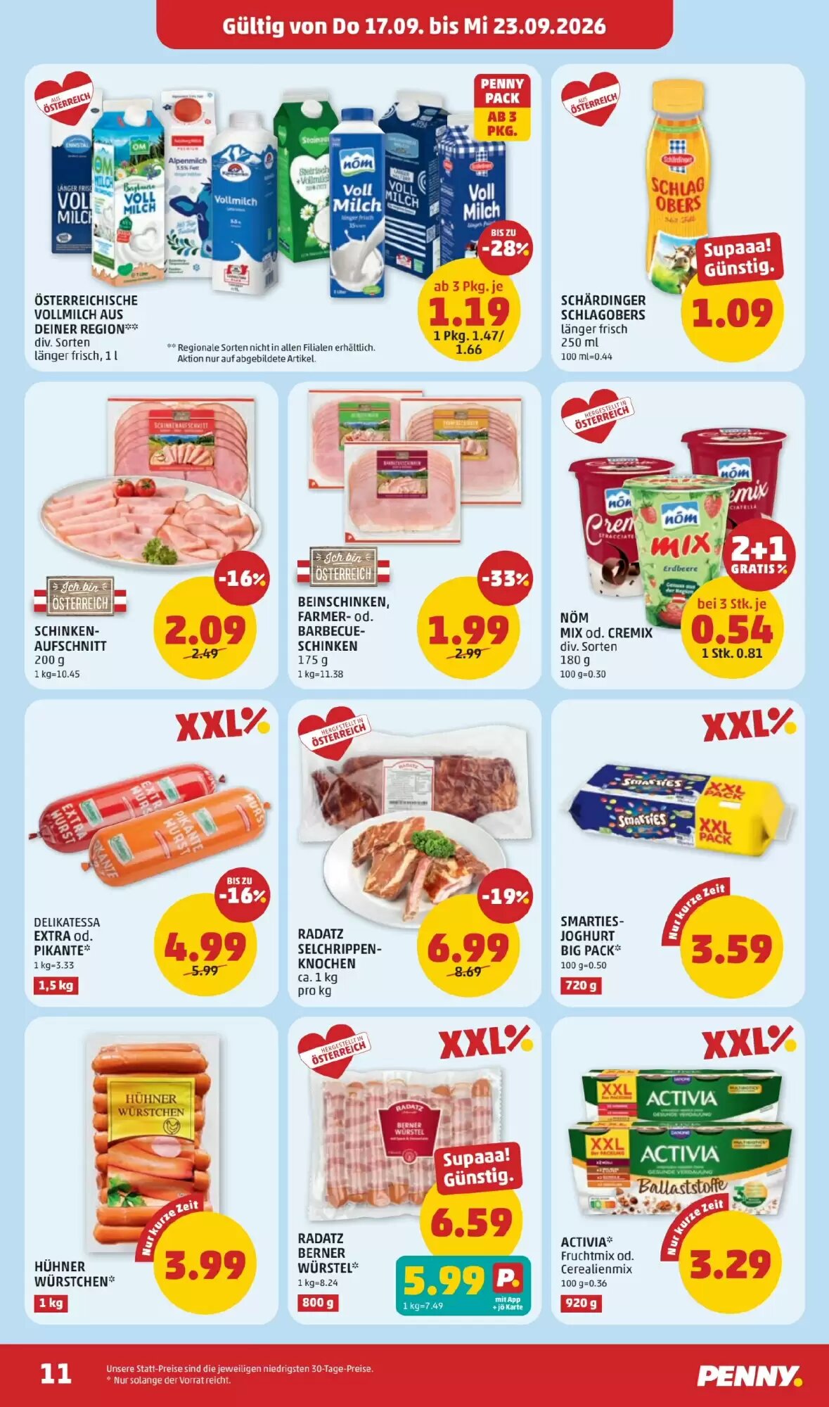 PENNY Flugblatt (ab 17.09.2026) - Angebote und Prospekt - Seite 11