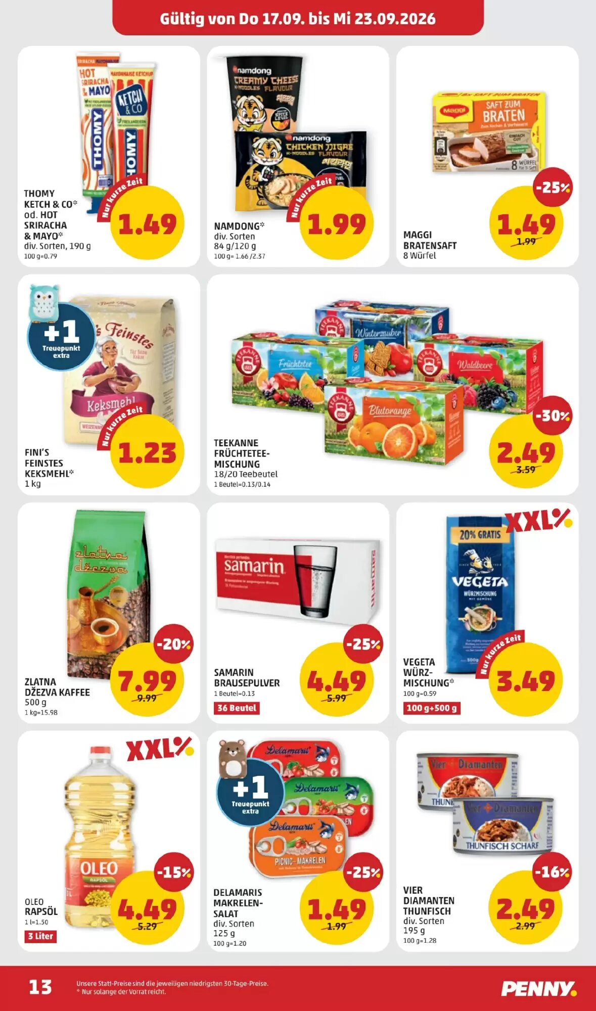 PENNY Flugblatt (ab 17.09.2026) - Angebote und Prospekt - Seite 13