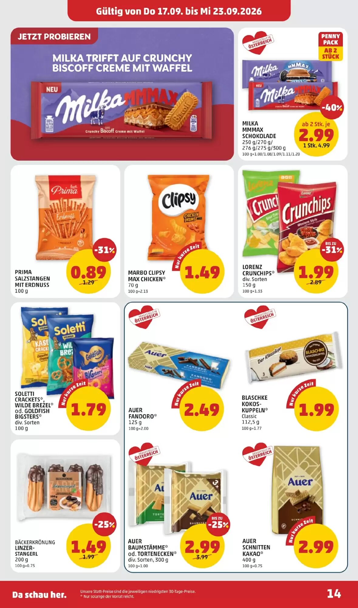 PENNY Flugblatt (ab 17.09.2026) - Angebote und Prospekt - Seite 14