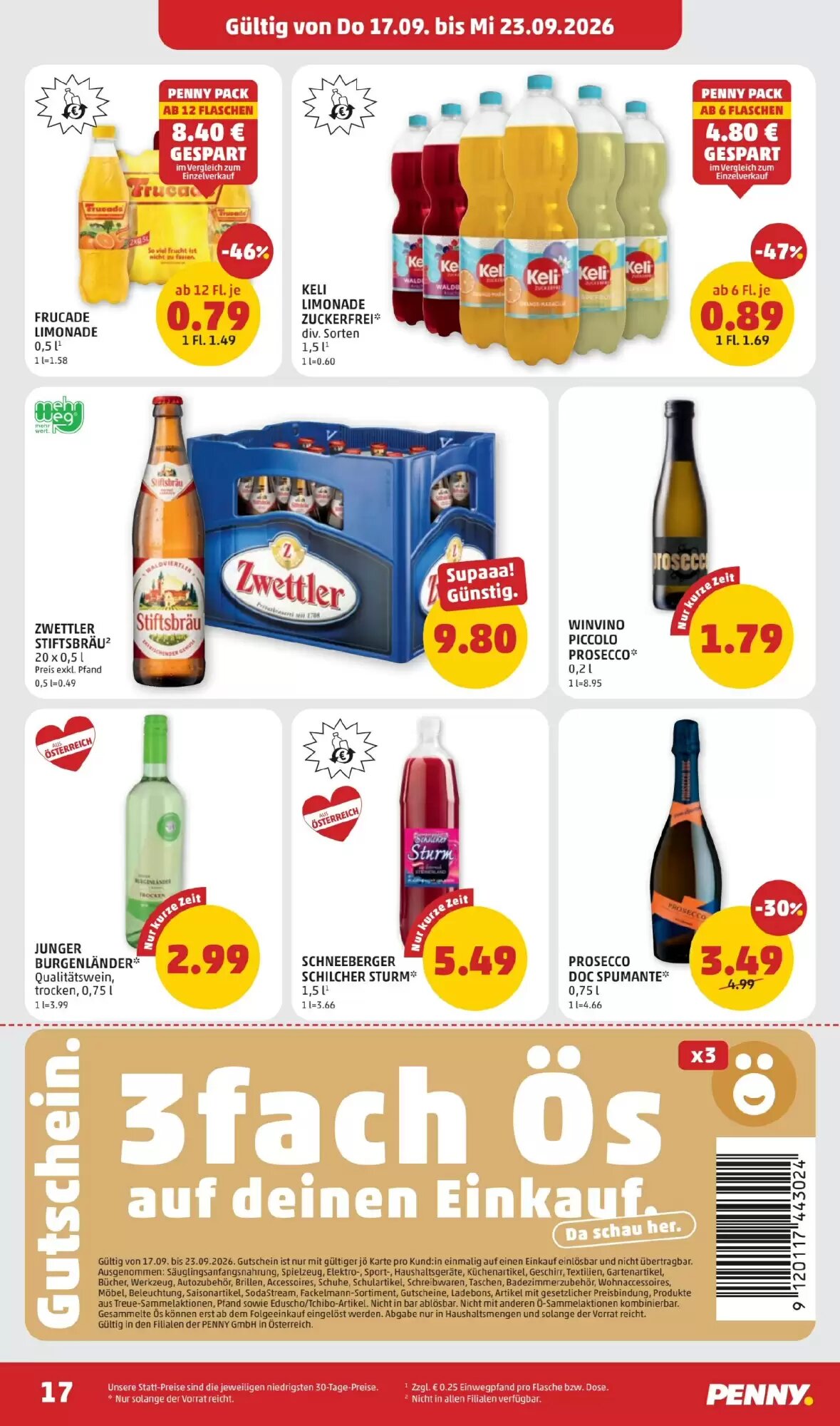 PENNY Flugblatt (ab 17.09.2026) - Angebote und Prospekt - Seite 17