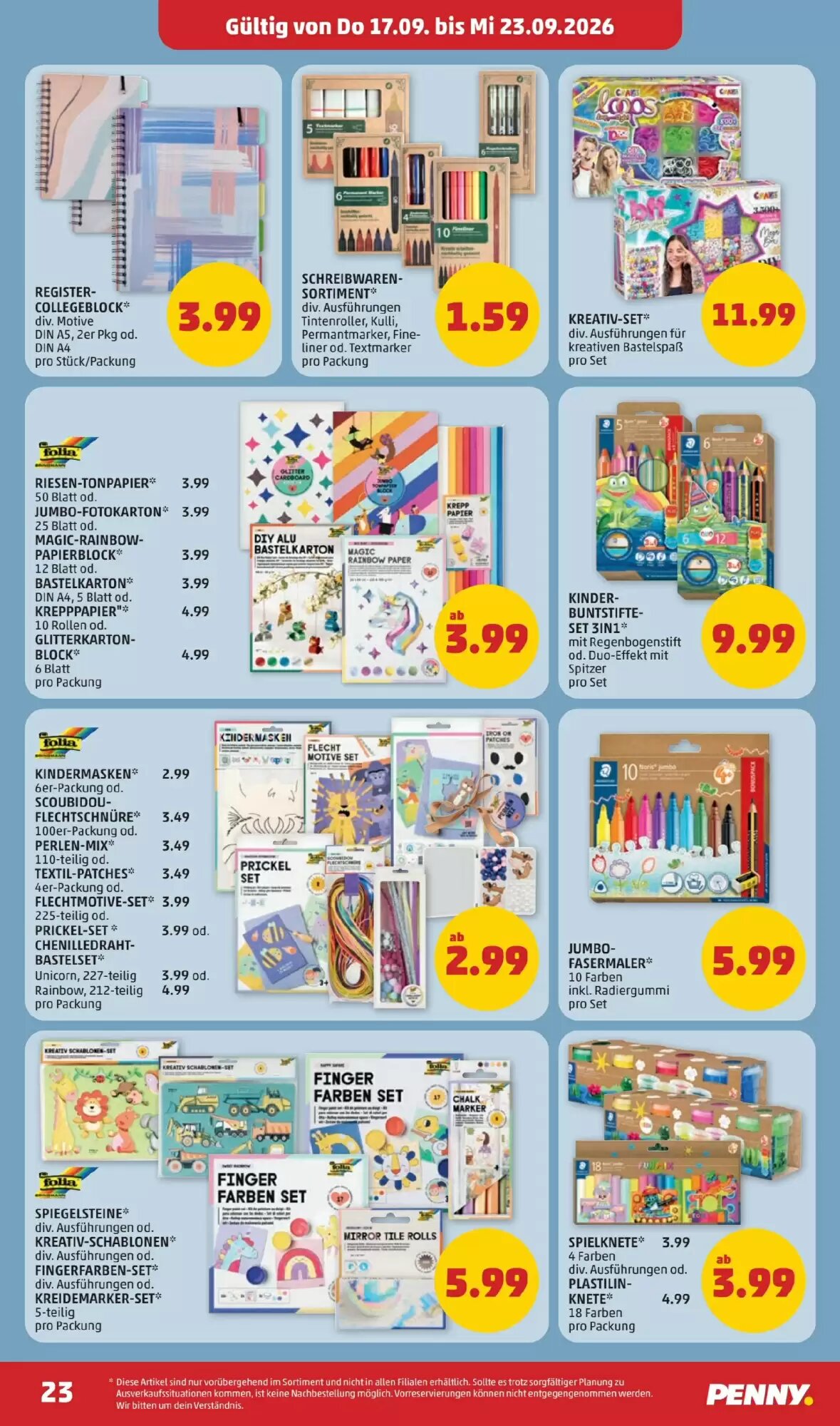 PENNY Flugblatt (ab 17.09.2026) - Angebote und Prospekt - Seite 23