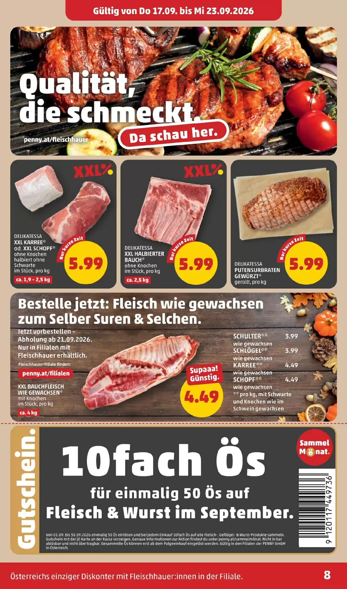 PENNY Flugblatt (ab 17.09.2026) - Angebote und Prospekt - Seite 8