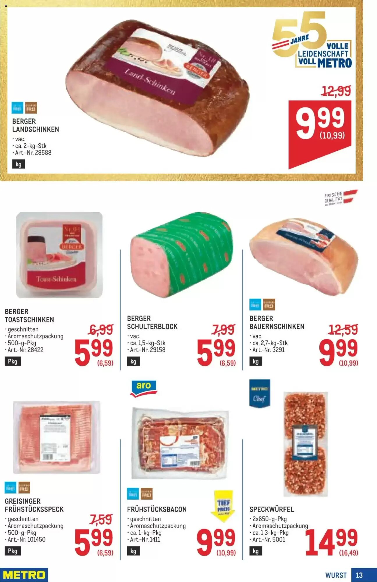 Metro Flugblatt (ab 17.09.2026) - Angebote und Prospekt - Seite 13