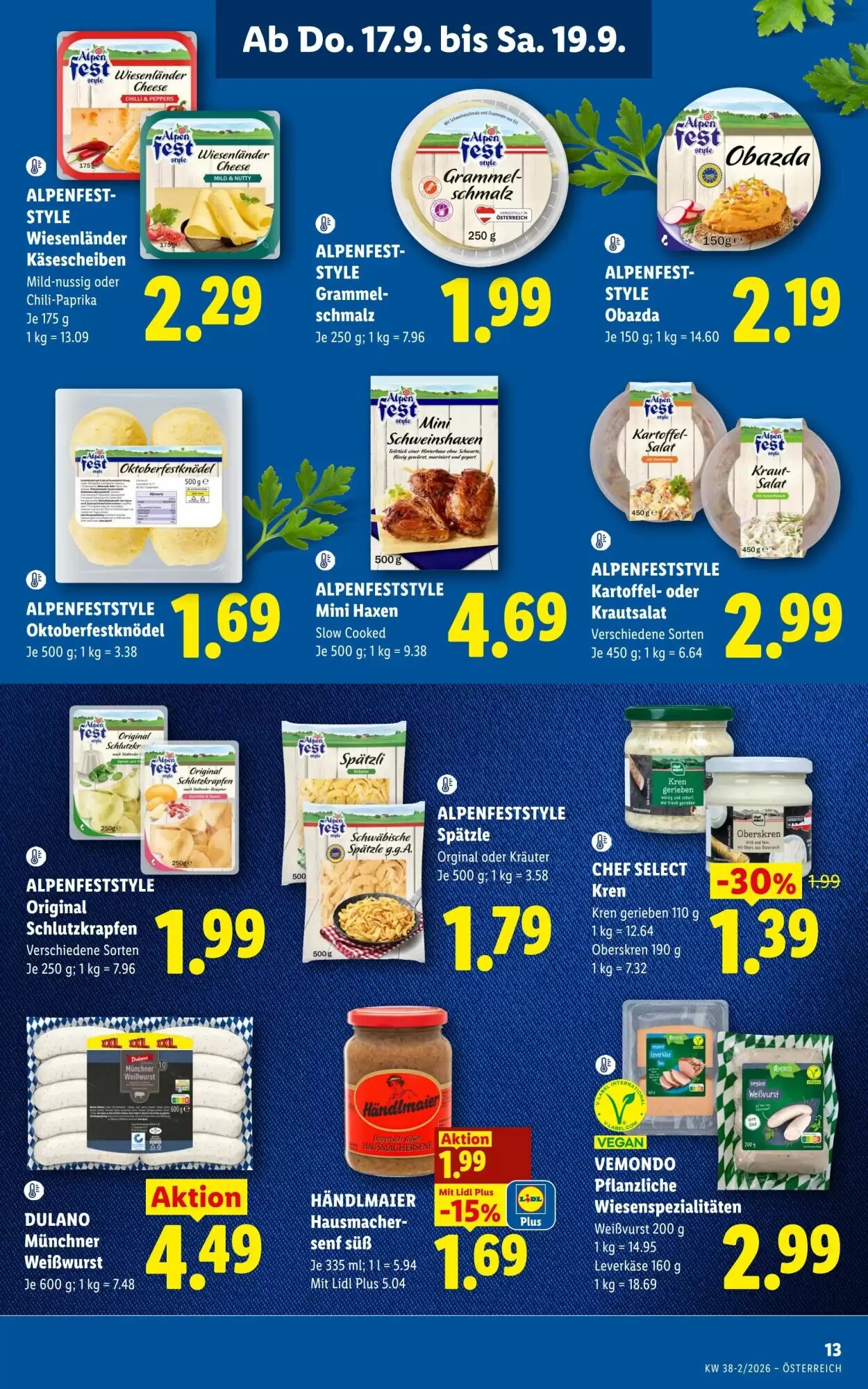 Lidl Flugblatt (ab 17.09.2026) - Angebote und Prospekt - Seite 15
