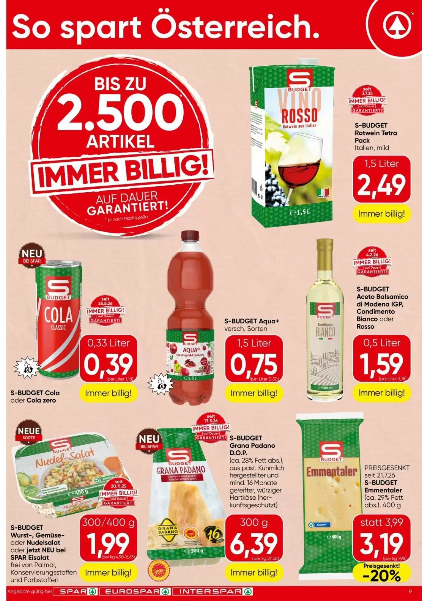 Eurospar Flugblatt (ab 17.09.2026) - Angebote und Prospekt - Seite 9