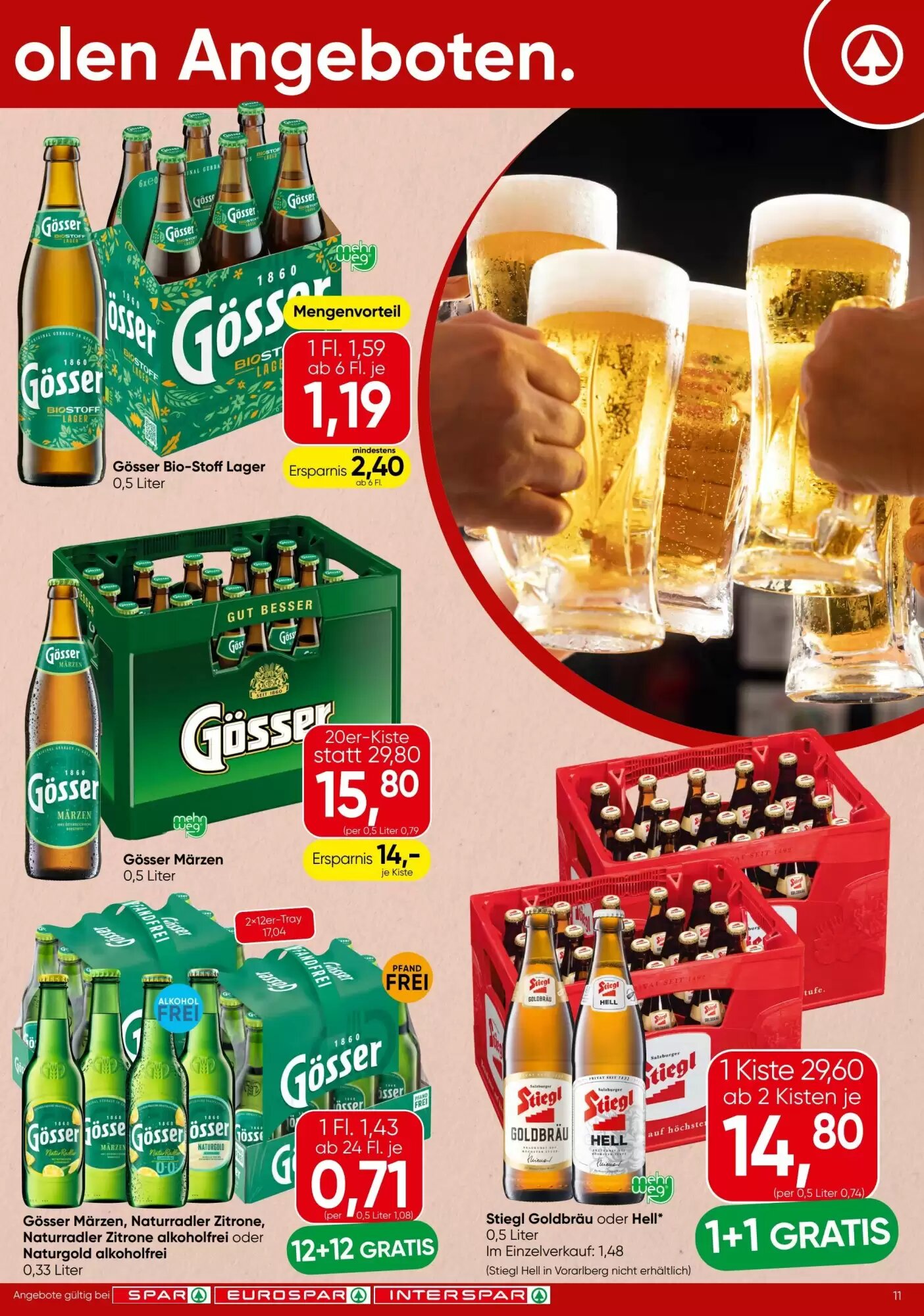 Spar Flugblatt (ab 17.09.2026) - Angebote und Prospekt - Seite 11