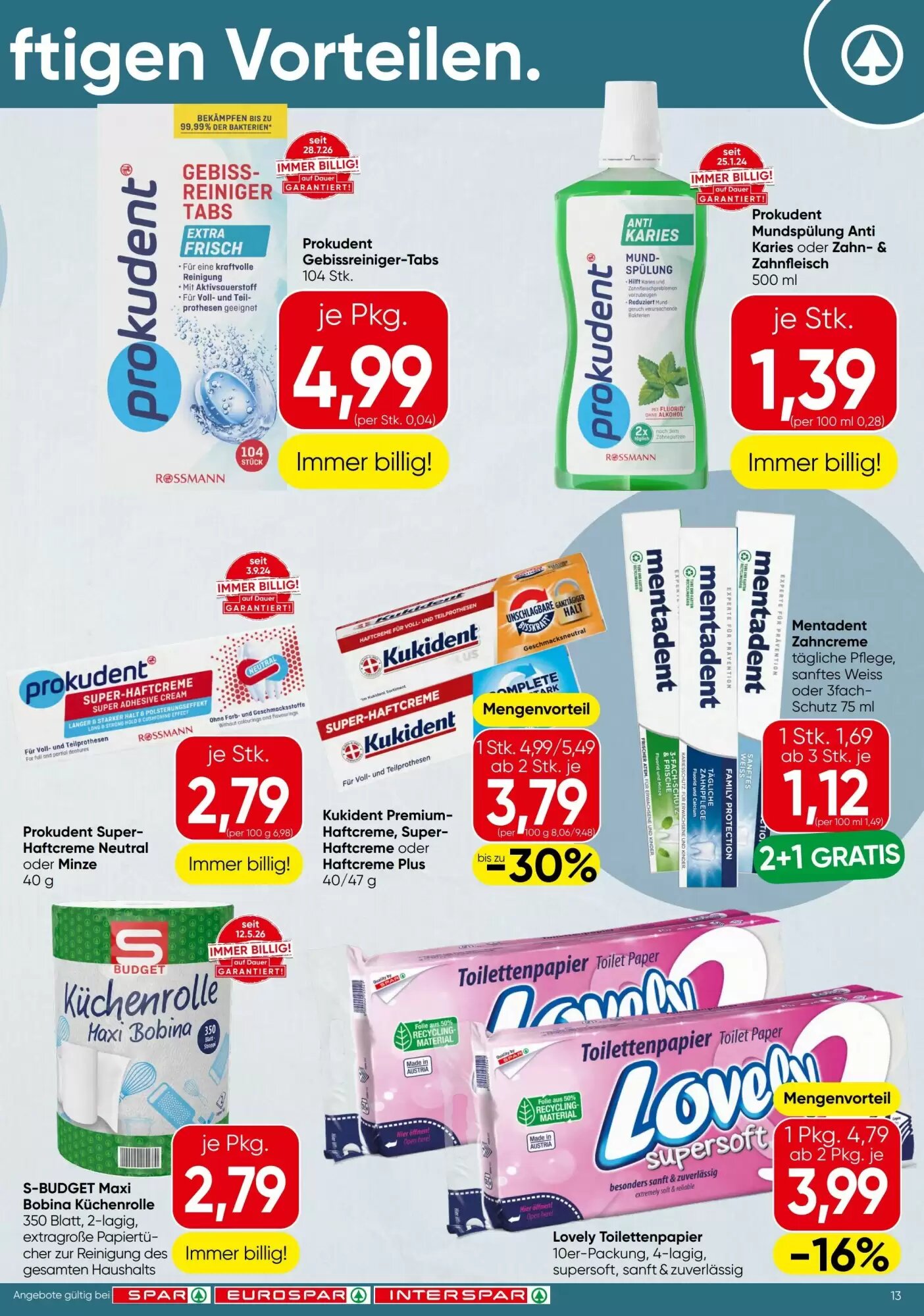 Spar Flugblatt (ab 17.09.2026) - Angebote und Prospekt - Seite 13