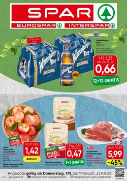 Spar Flugblatt (ab 17.09.2026) - Angebote und Prospekt