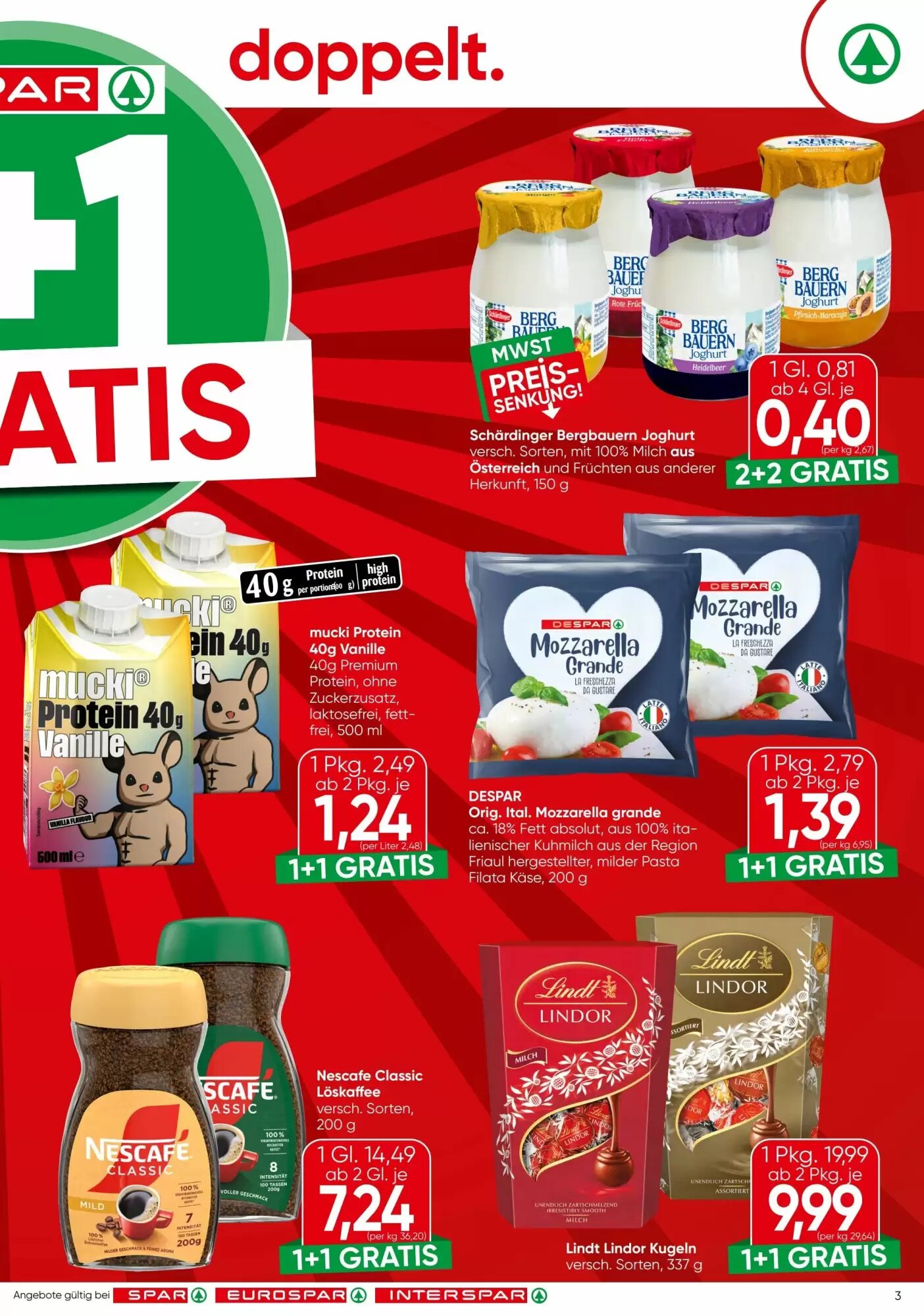 Spar Flugblatt (ab 17.09.2026) - Angebote und Prospekt - Seite 3