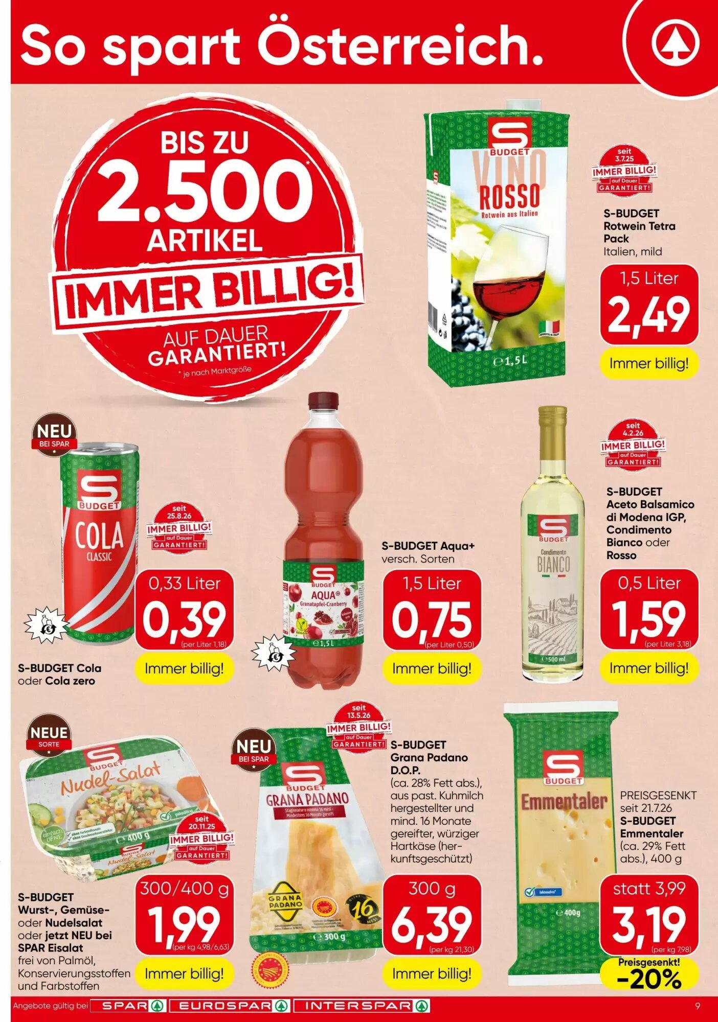Spar Flugblatt (ab 17.09.2026) - Angebote und Prospekt - Seite 9