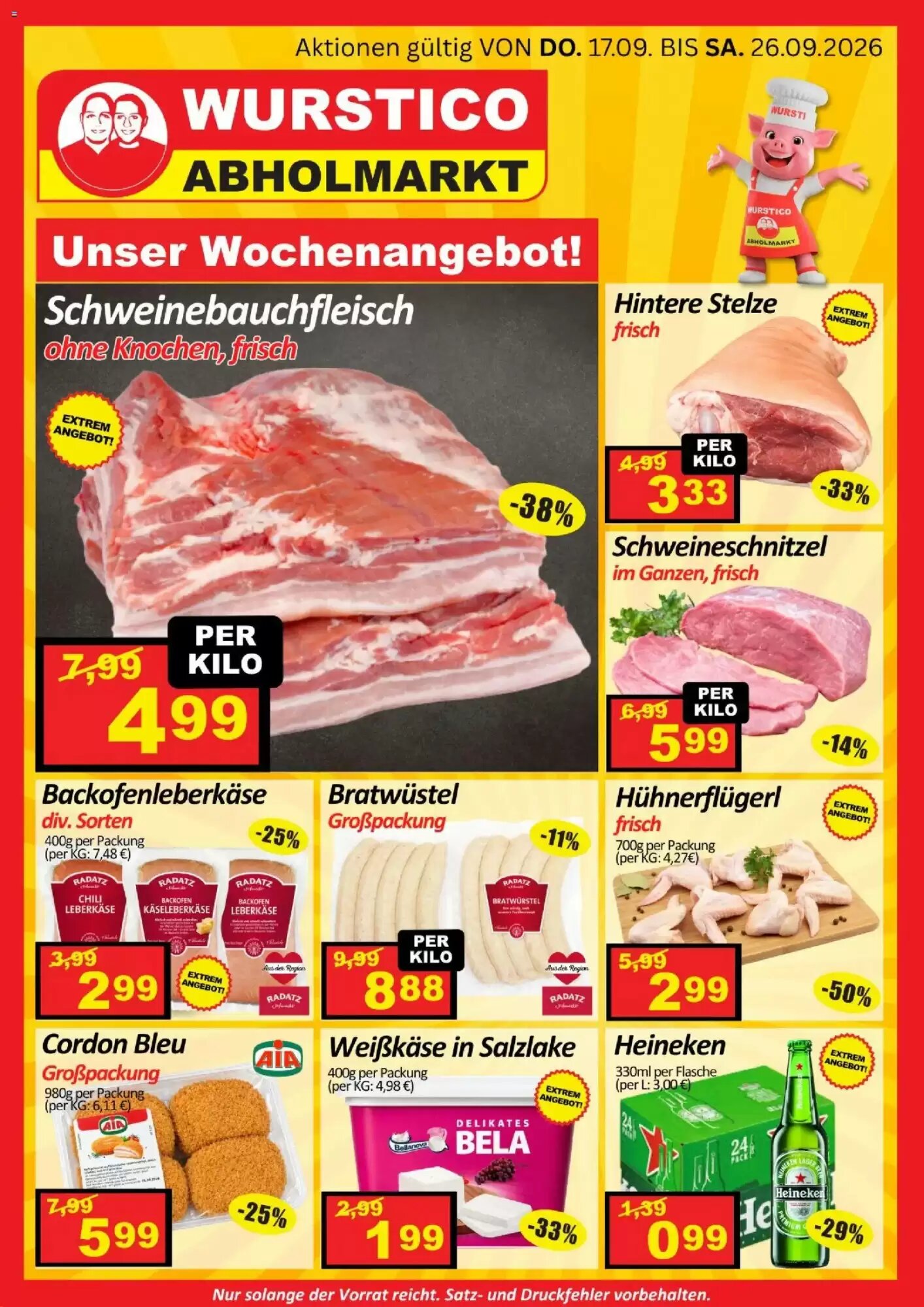 Wurstico Flugblatt (ab 17.09.2026) - Angebote und Prospekt - Seite 1