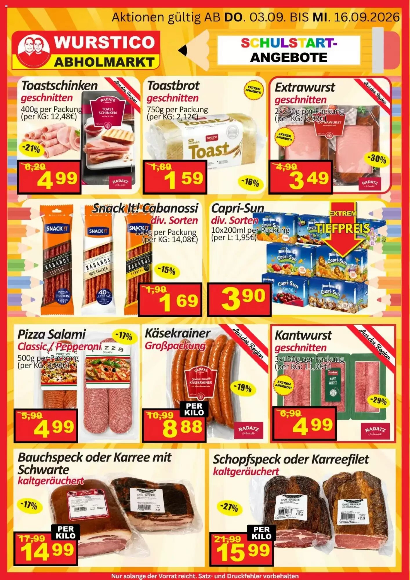 Wurstico Flugblatt (ab 17.09.2026) - Angebote und Prospekt - Seite 6