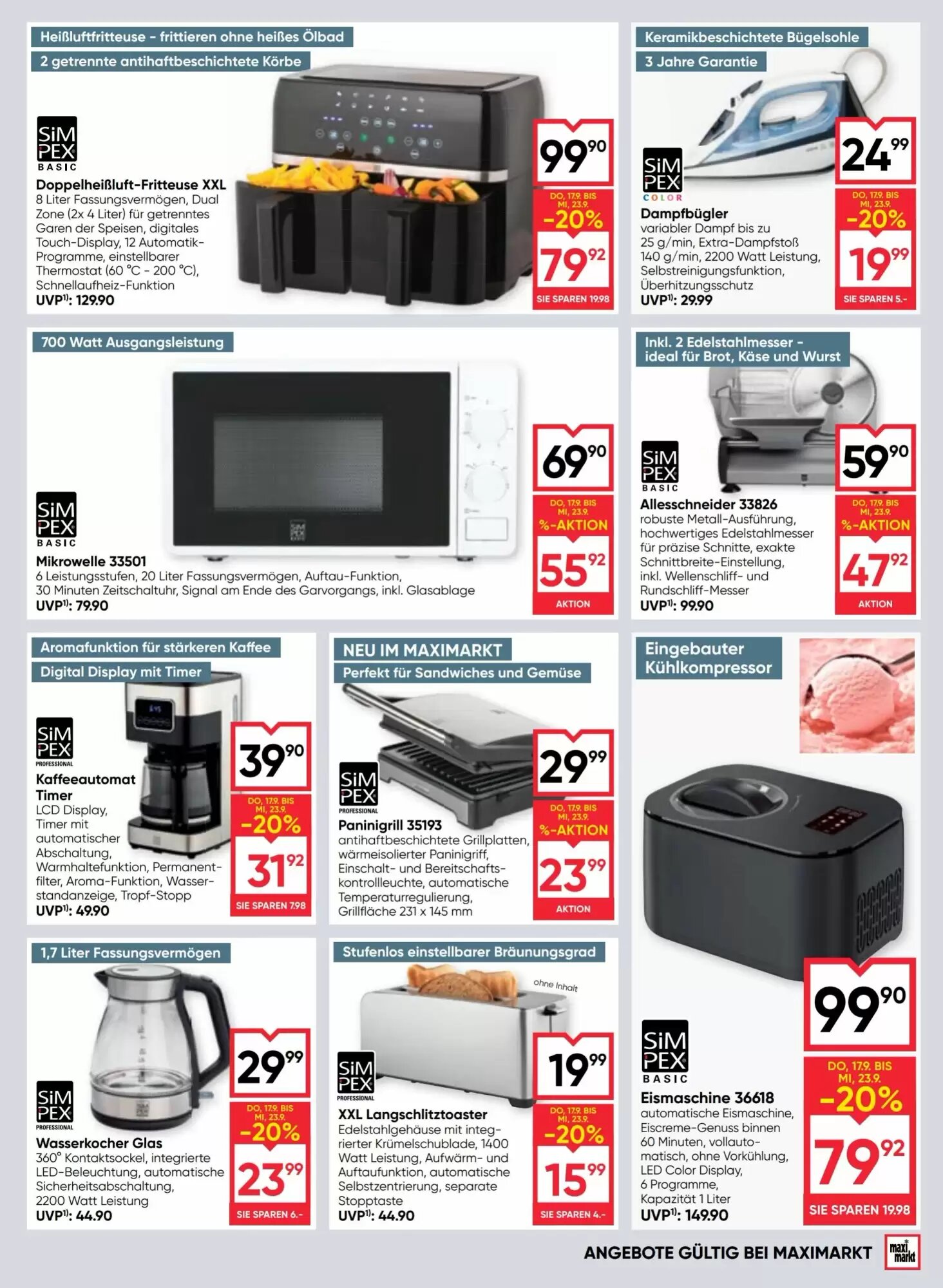 Maximarkt Flugblatt (ab 17.09.2026) - Angebote und Prospekt - Seite 17
