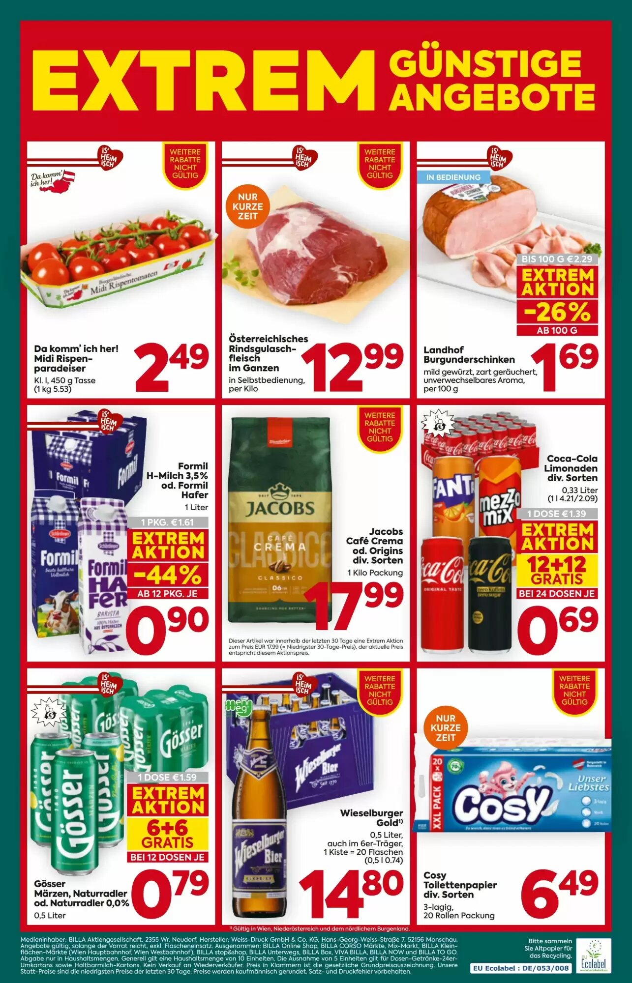 Billa Flugblatt (ab 17.09.2026) - Angebote und Prospekt - Seite 20