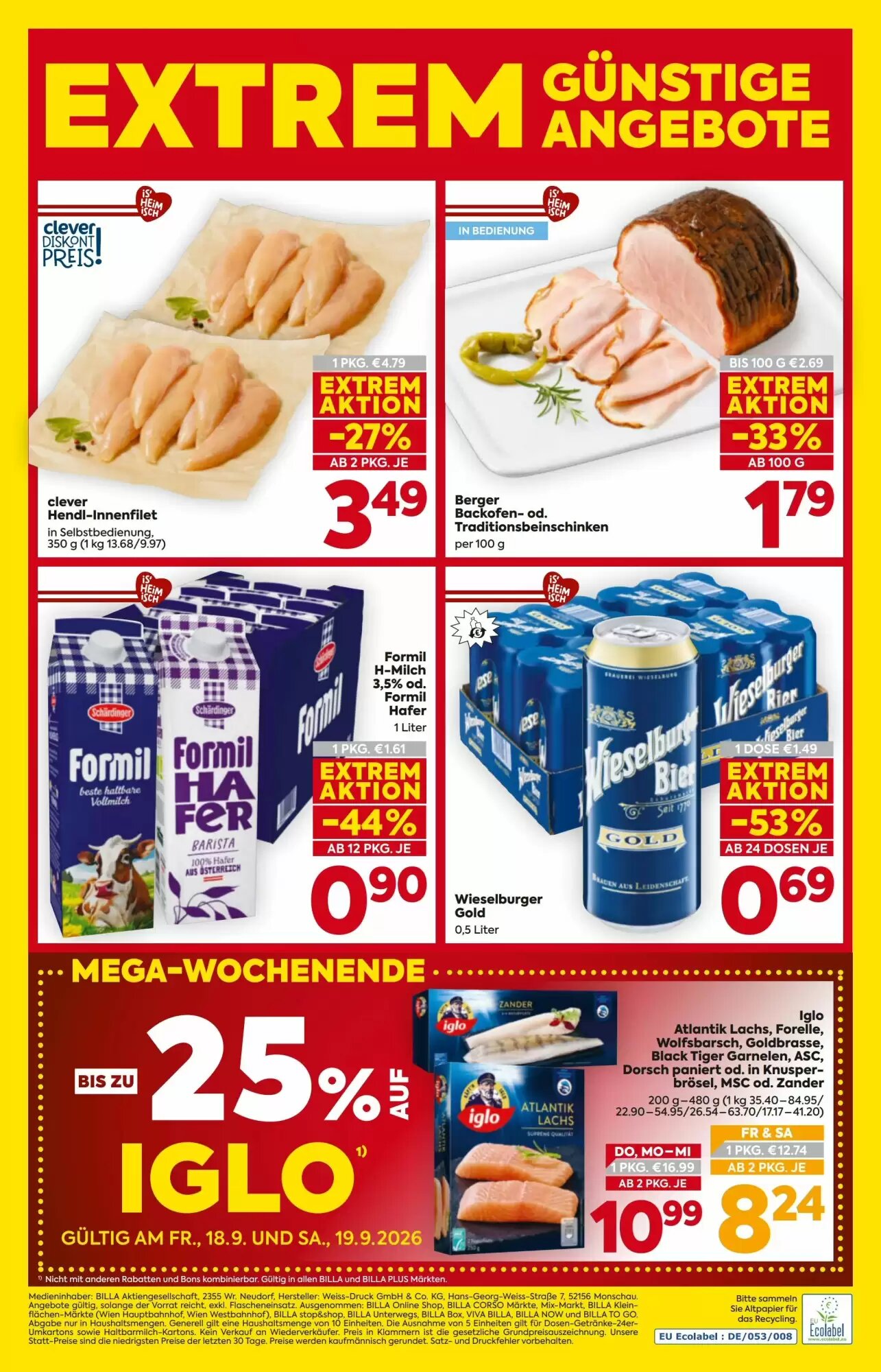 Billa Flugblatt (ab 17.09.2026) - Angebote und Prospekt - Seite 16