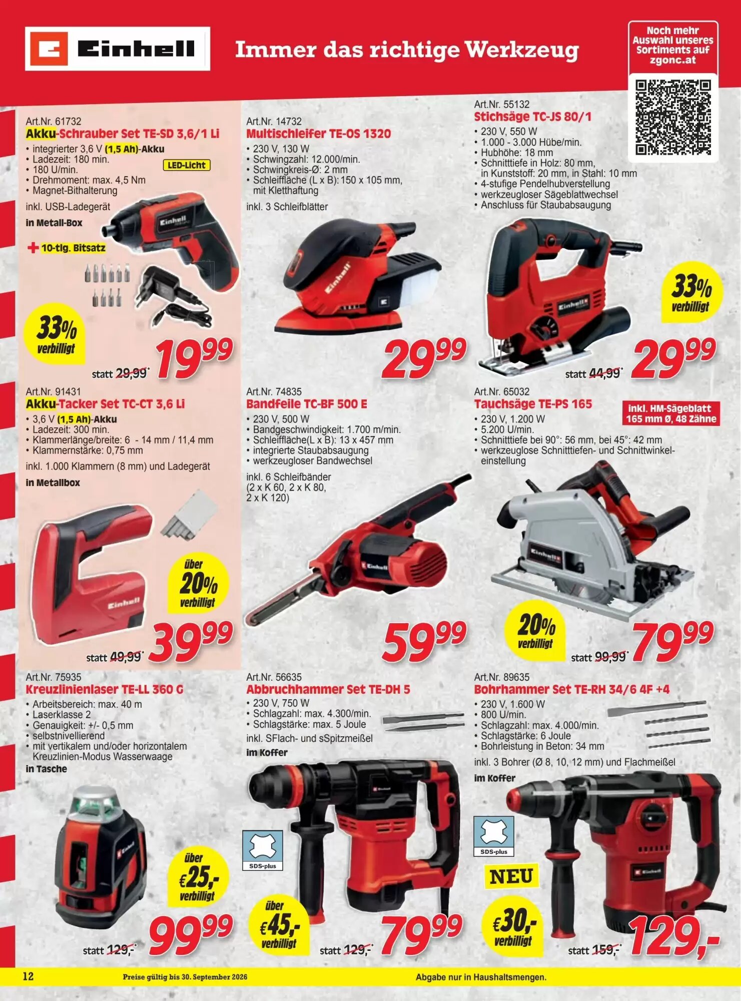 Zgonc Flugblatt (ab 17.09.2026) - Angebote und Prospekt - Seite 12