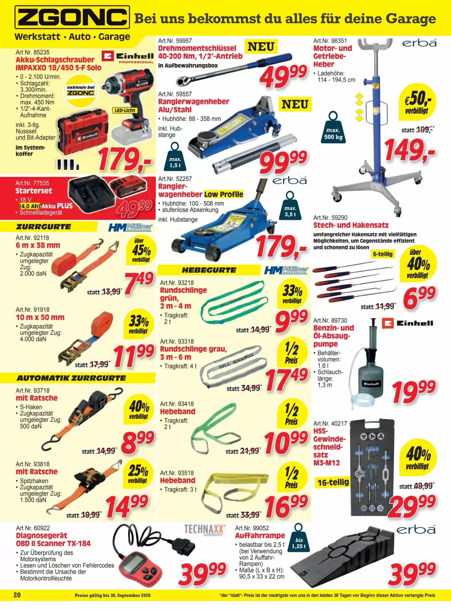 Zgonc Flugblatt (ab 17.09.2026) - Angebote und Prospekt - Seite 20