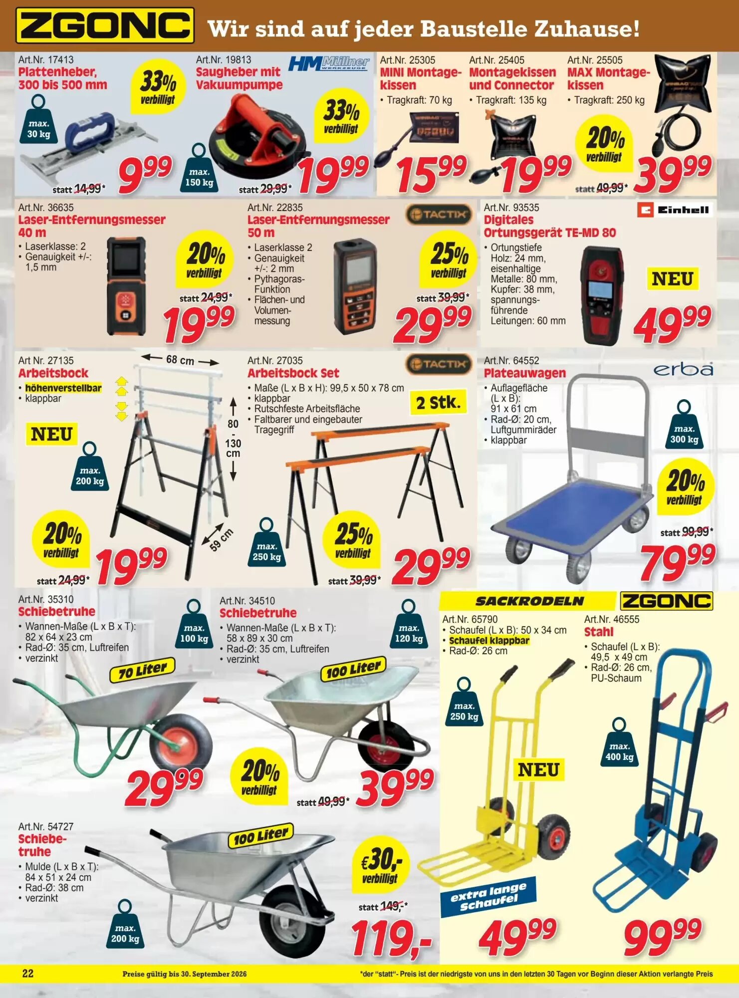 Zgonc Flugblatt (ab 17.09.2026) - Angebote und Prospekt - Seite 22
